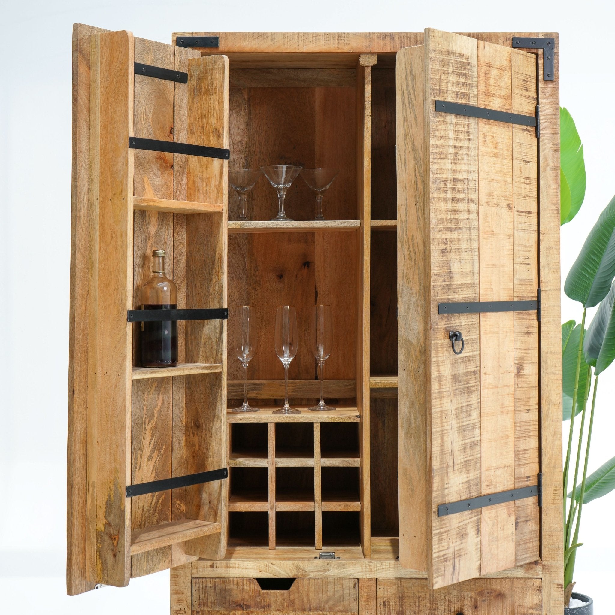 THE VINTAGE VAULT BAR CABINET - Art and craft furniture