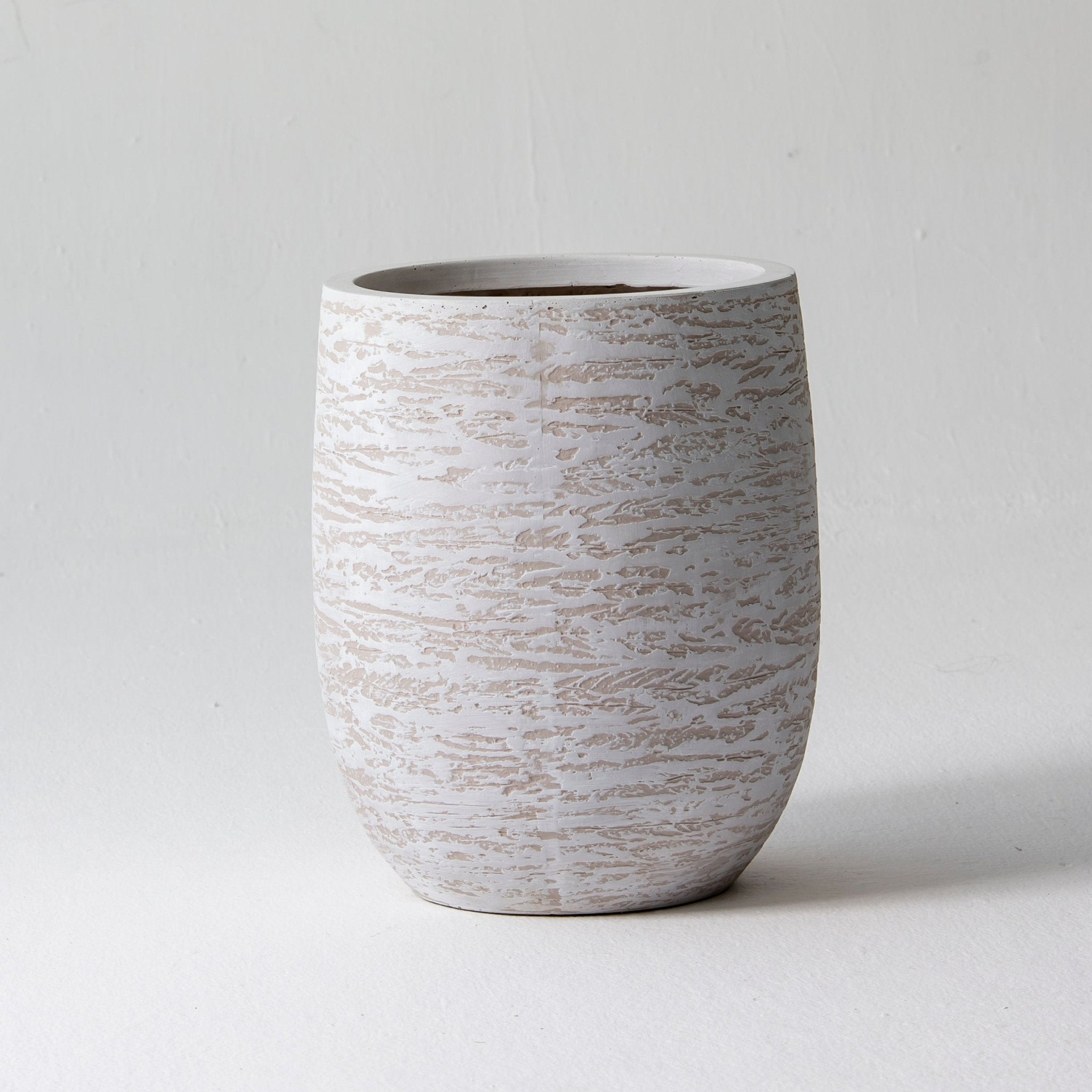 URBANA WHITE PLANTER - Art and craft furniture