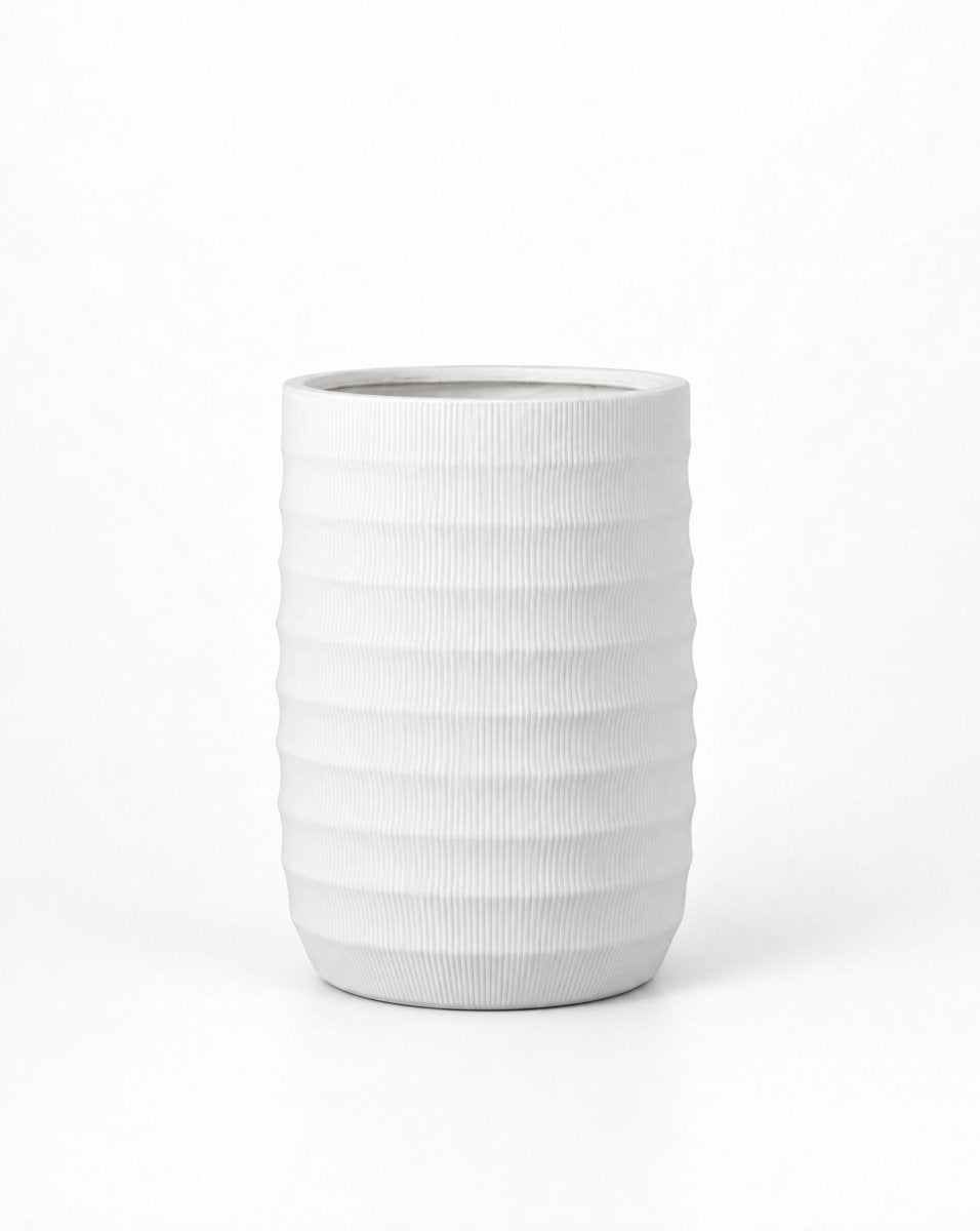 Velin White Pot - Art and craft furniture