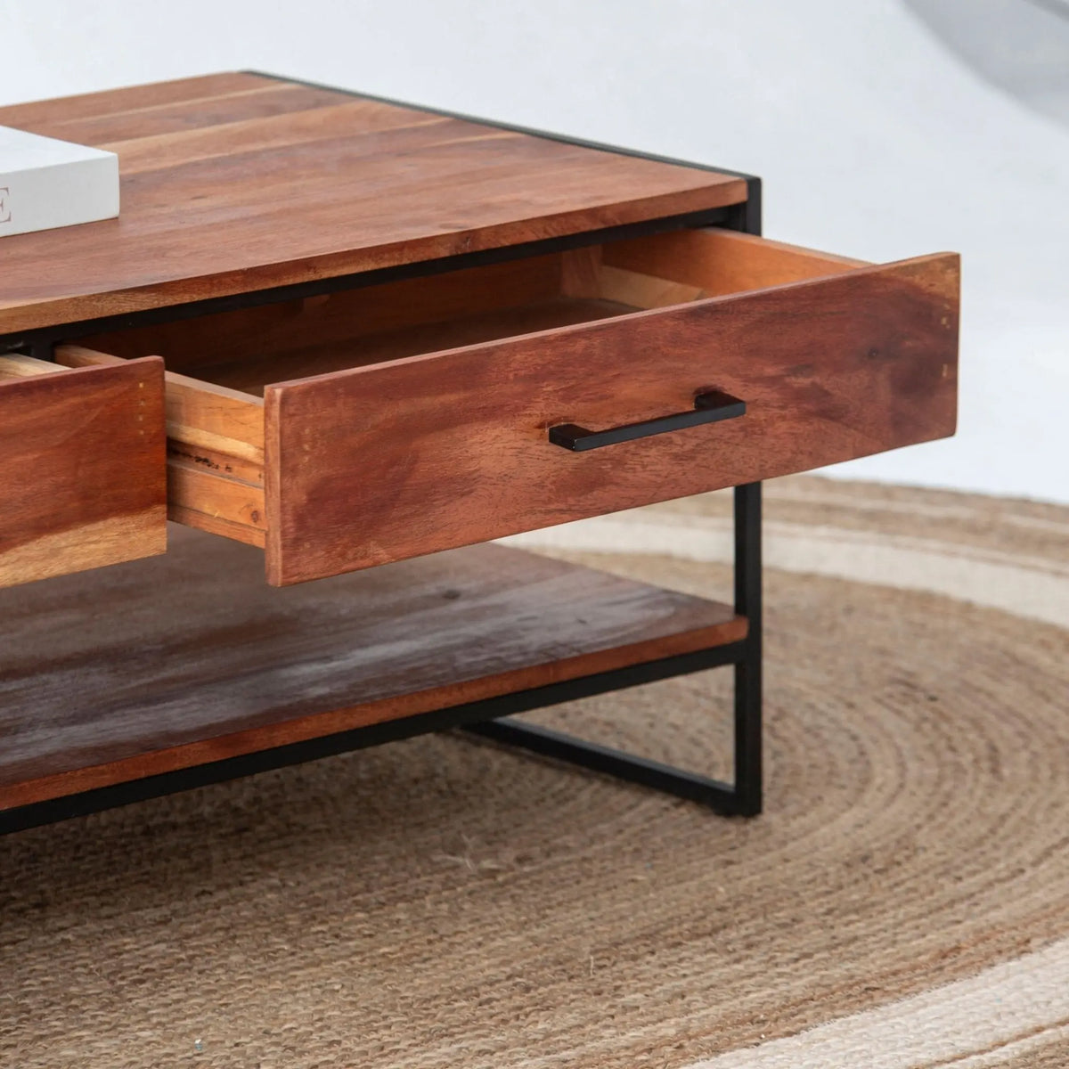 Villeneuve Two Drawer Coffee Table - Art and craft furniture