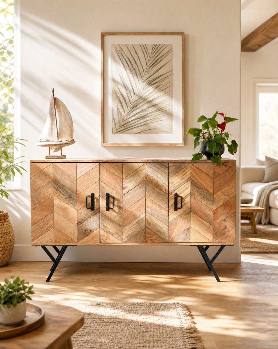 Waverly 3 Door Sideboard Cabinet - Art and craft furniture