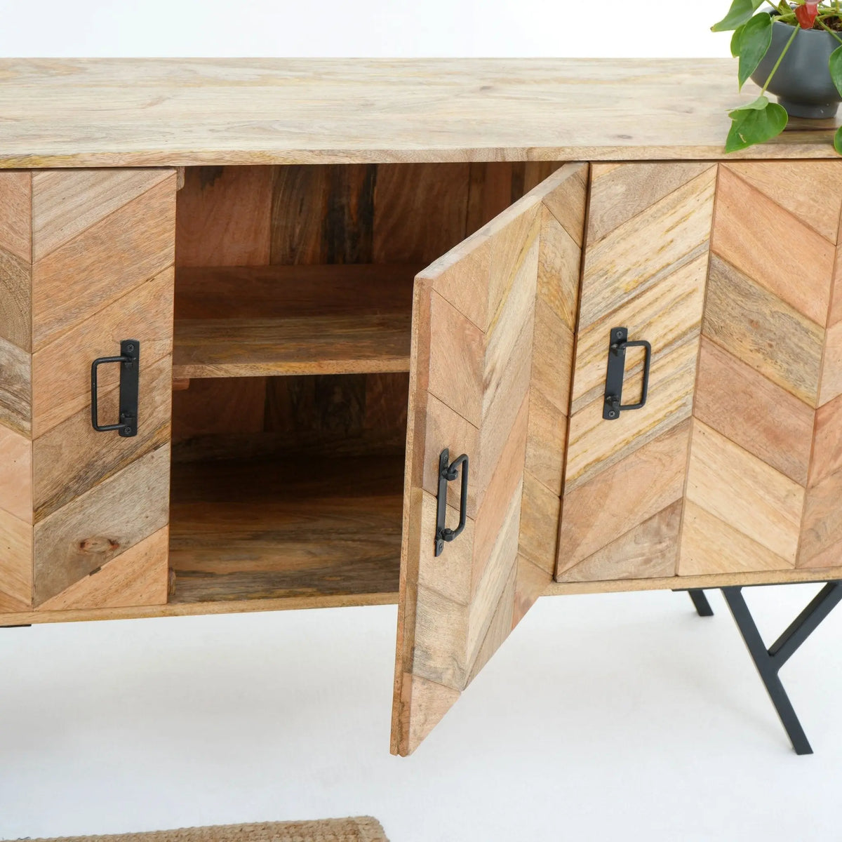 Waverly Three Door Sideboard - Art and craft furniture