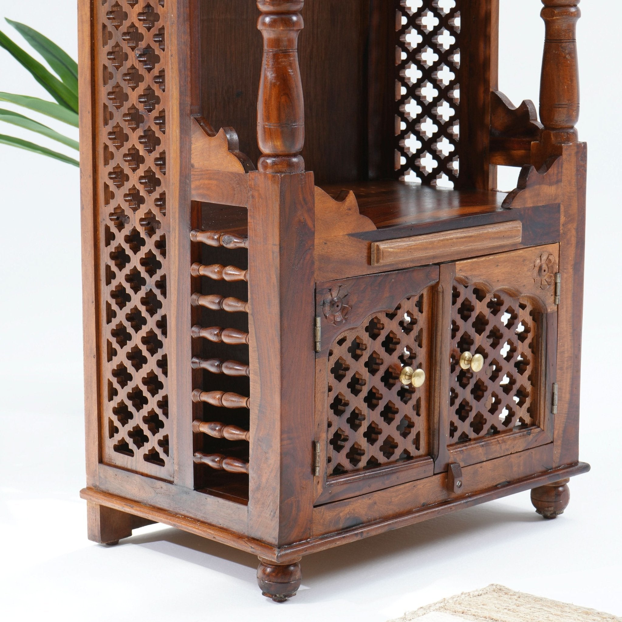 WDN TWO DOOR & ONE SLIDING TRAY TEMPLE - Art and craft furniture