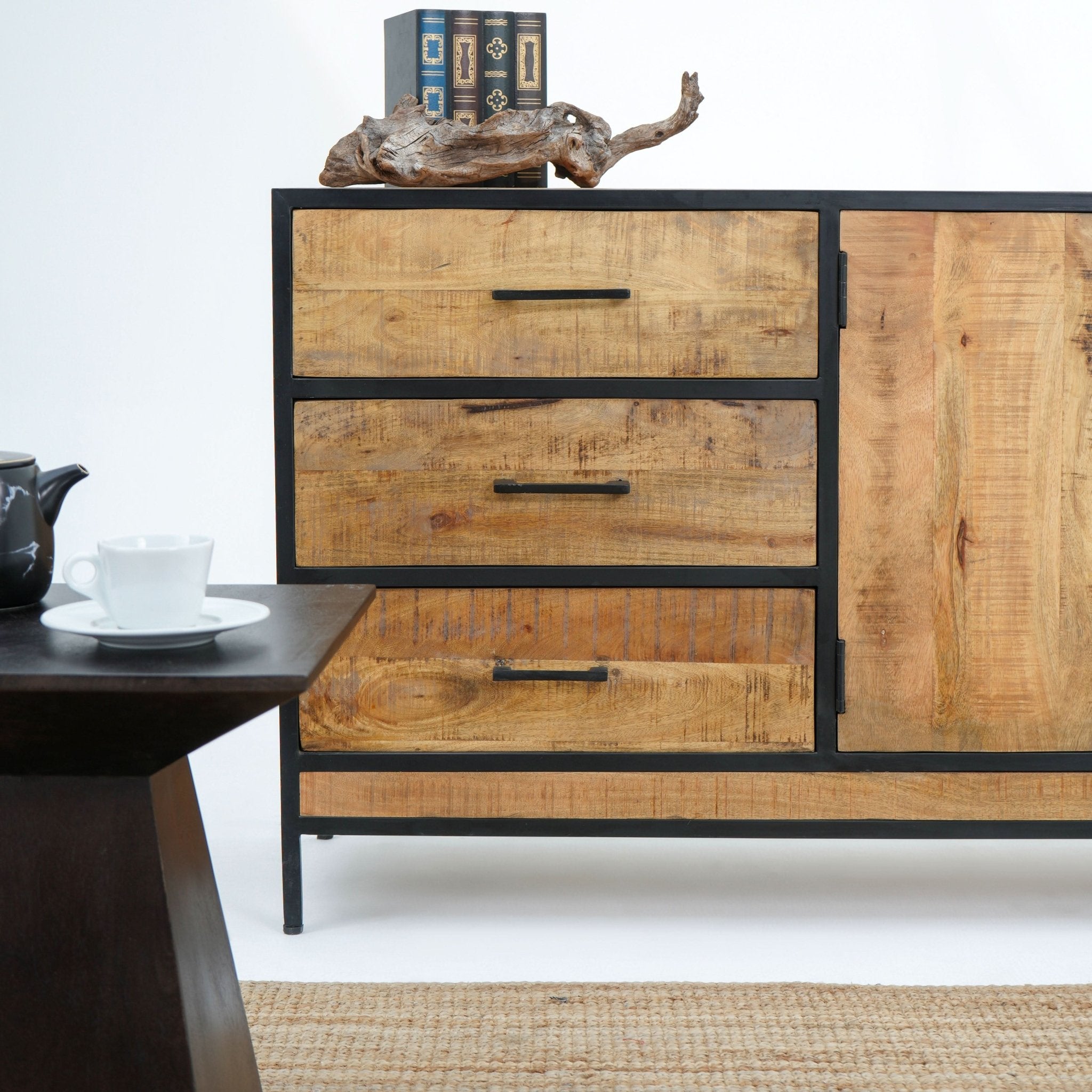 WESTLAE SIX DRAWER TWO DOOR SIDEBOARD - Art and craft furniture