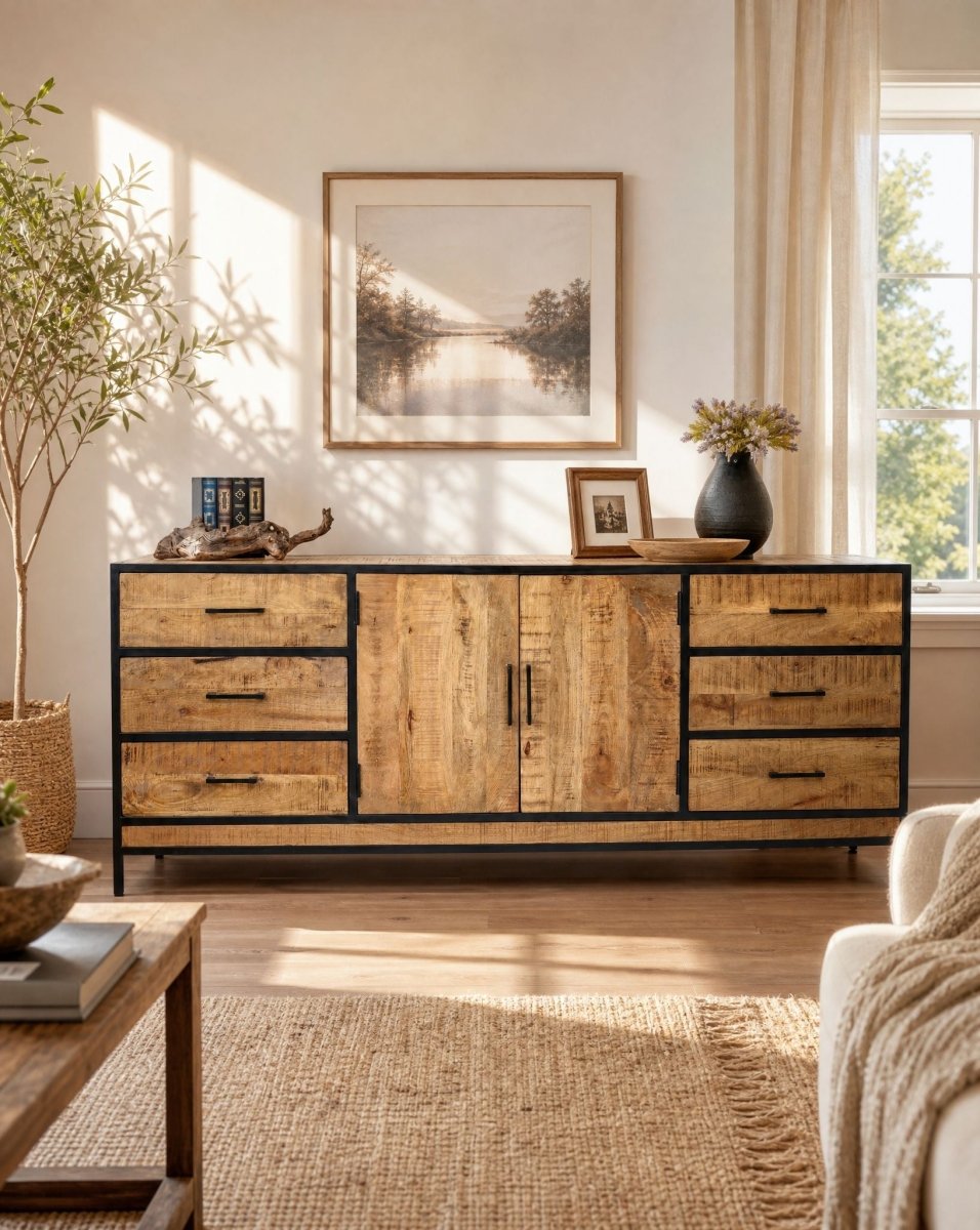 Westlake 6 Drawer 2 Door Sideboard - Art and craft furniture