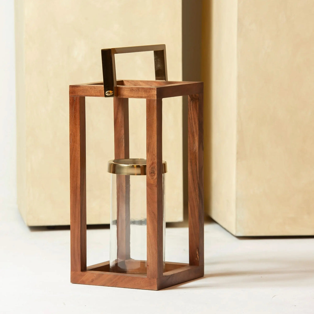 Windswept Glow Hurricane Candle Holder - Art and craft furniture