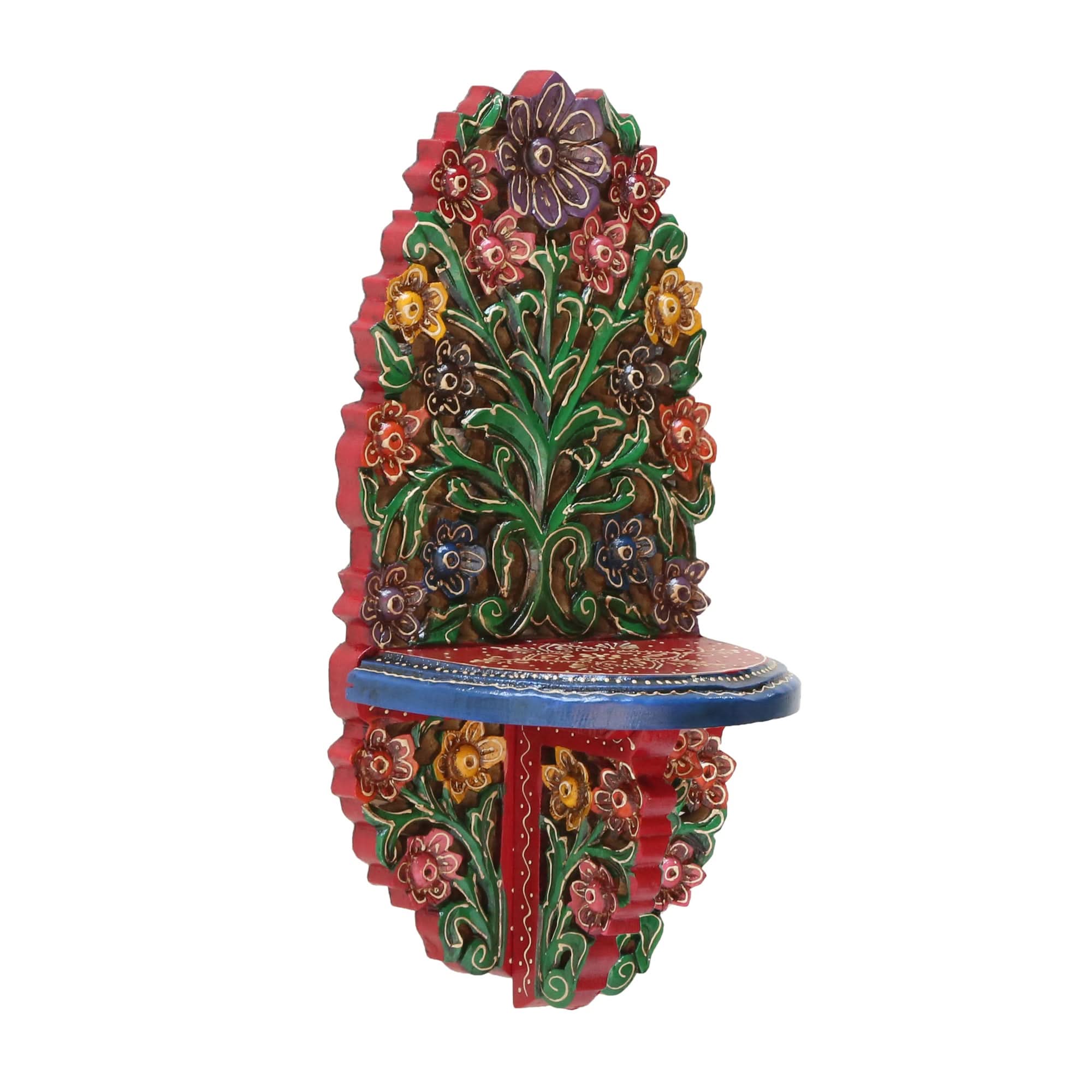 WOODEN FLOWER BRACKET - Art and craft furniture