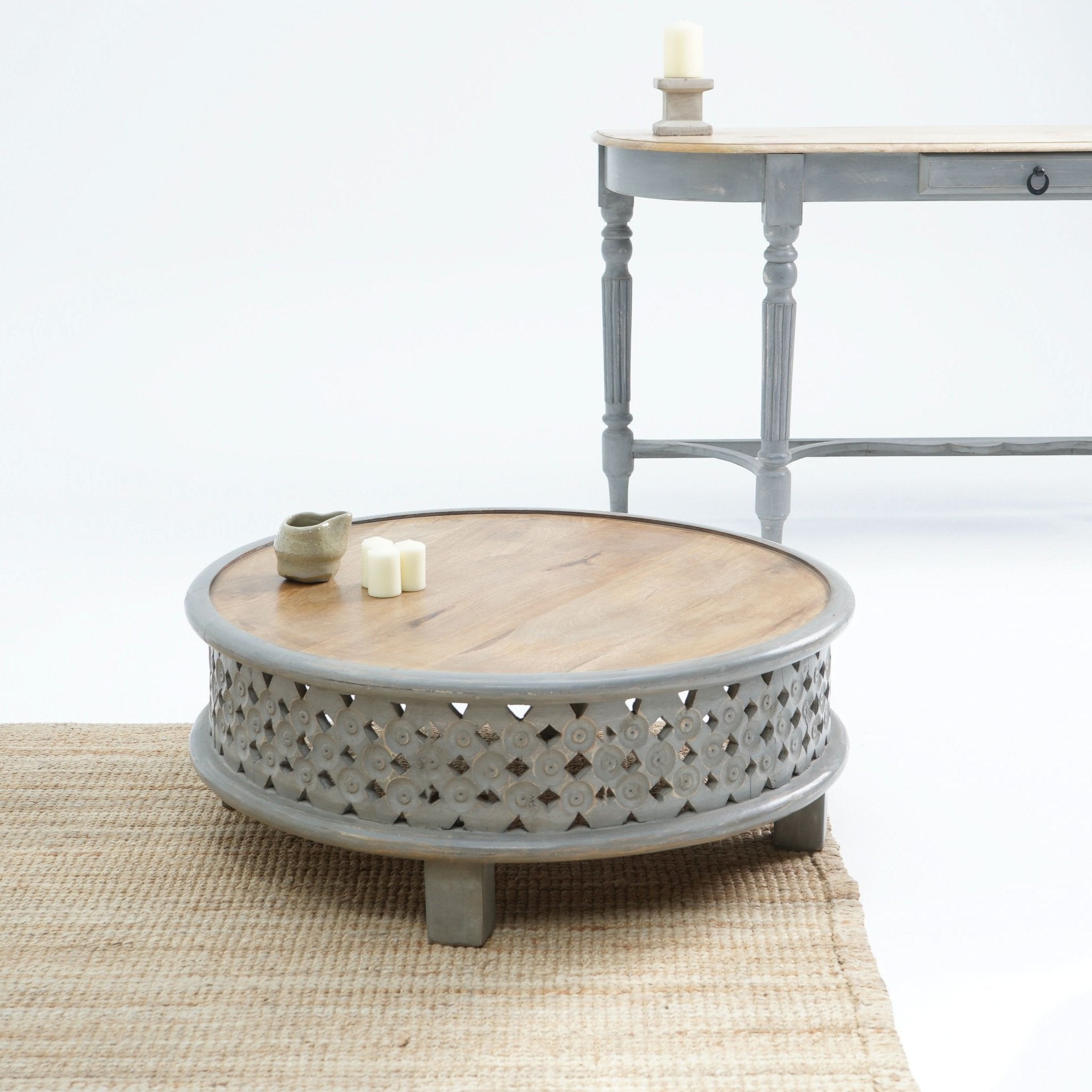 WOODEN GATHERING GROVE COFFEE TABLE - Art and craft furniture