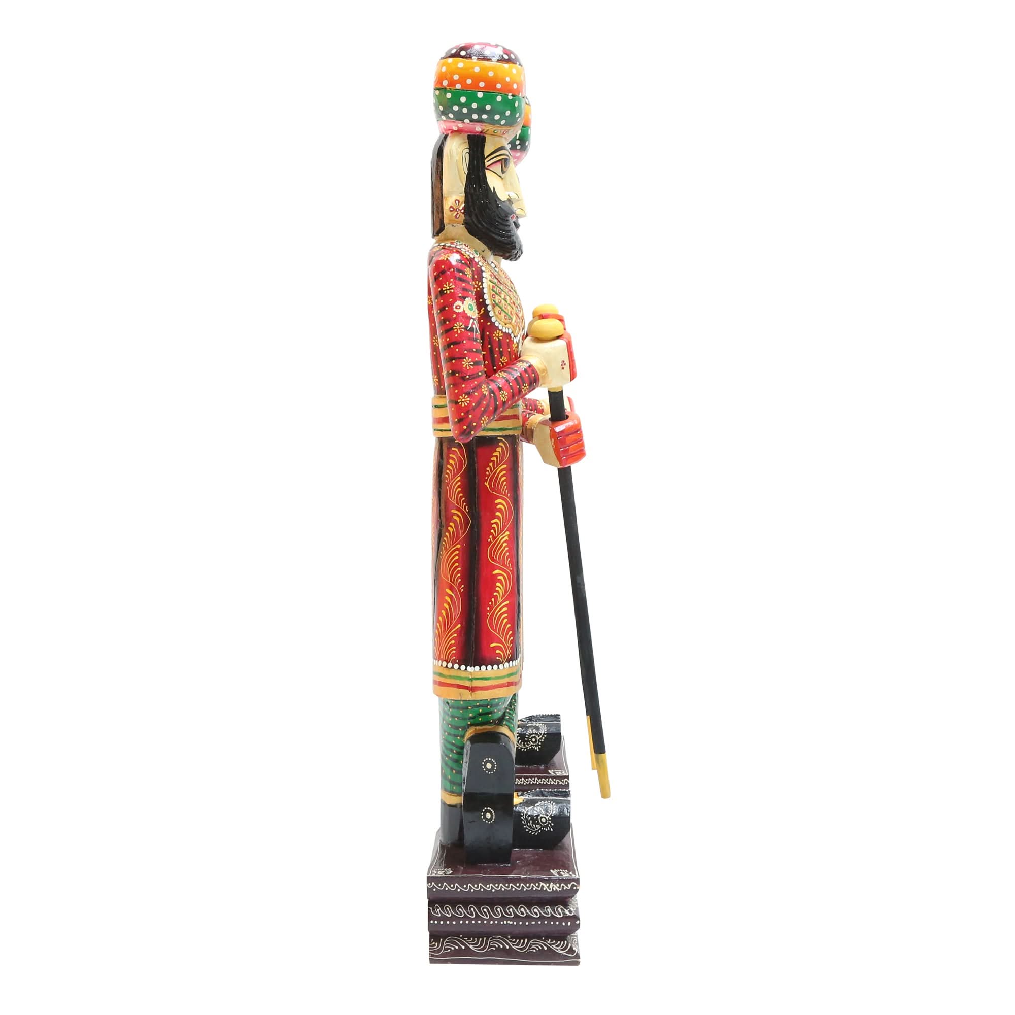 WOODEN GAURD SET OF TWO - Art and craft furniture