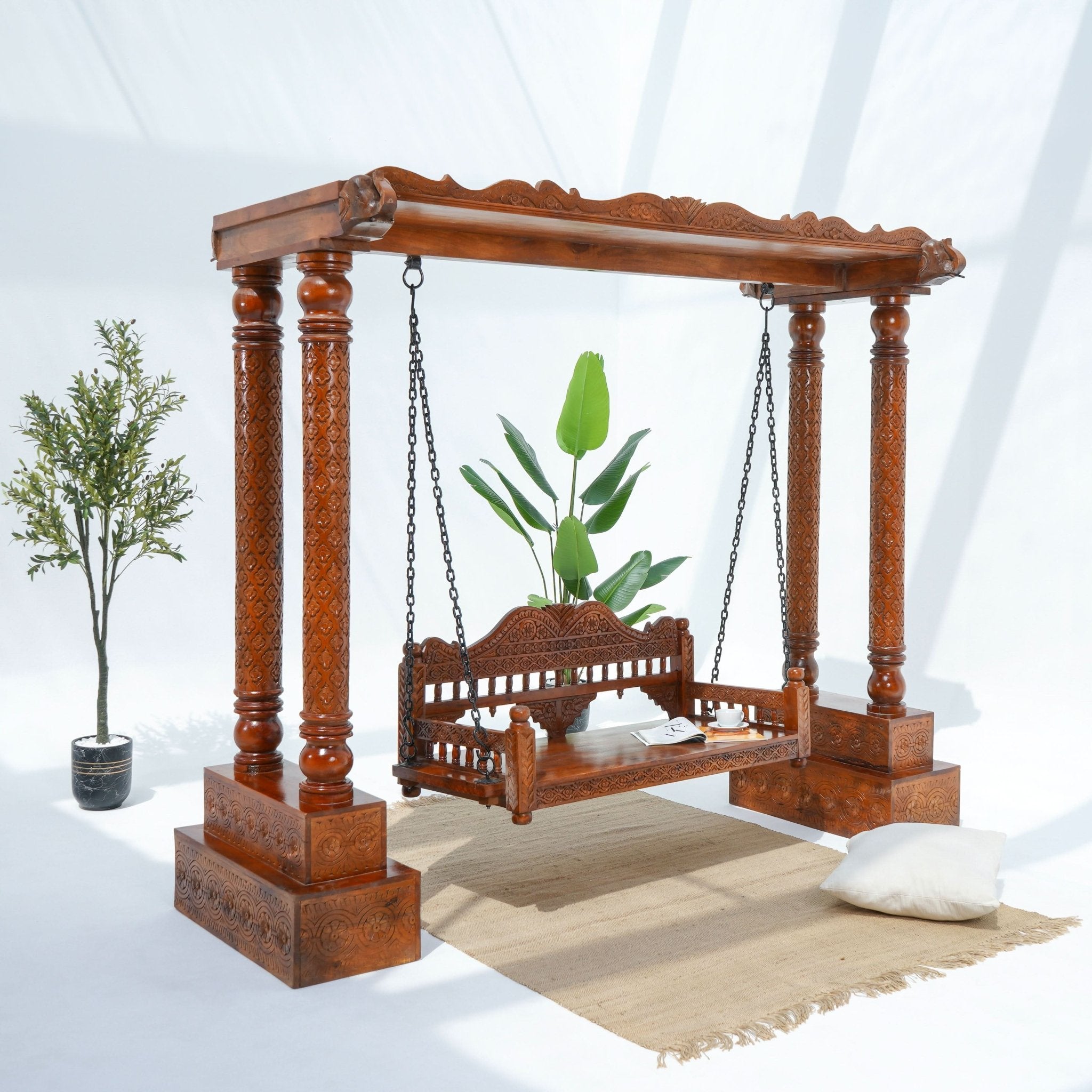 Wooden Natural Swing - Art and craft furniture