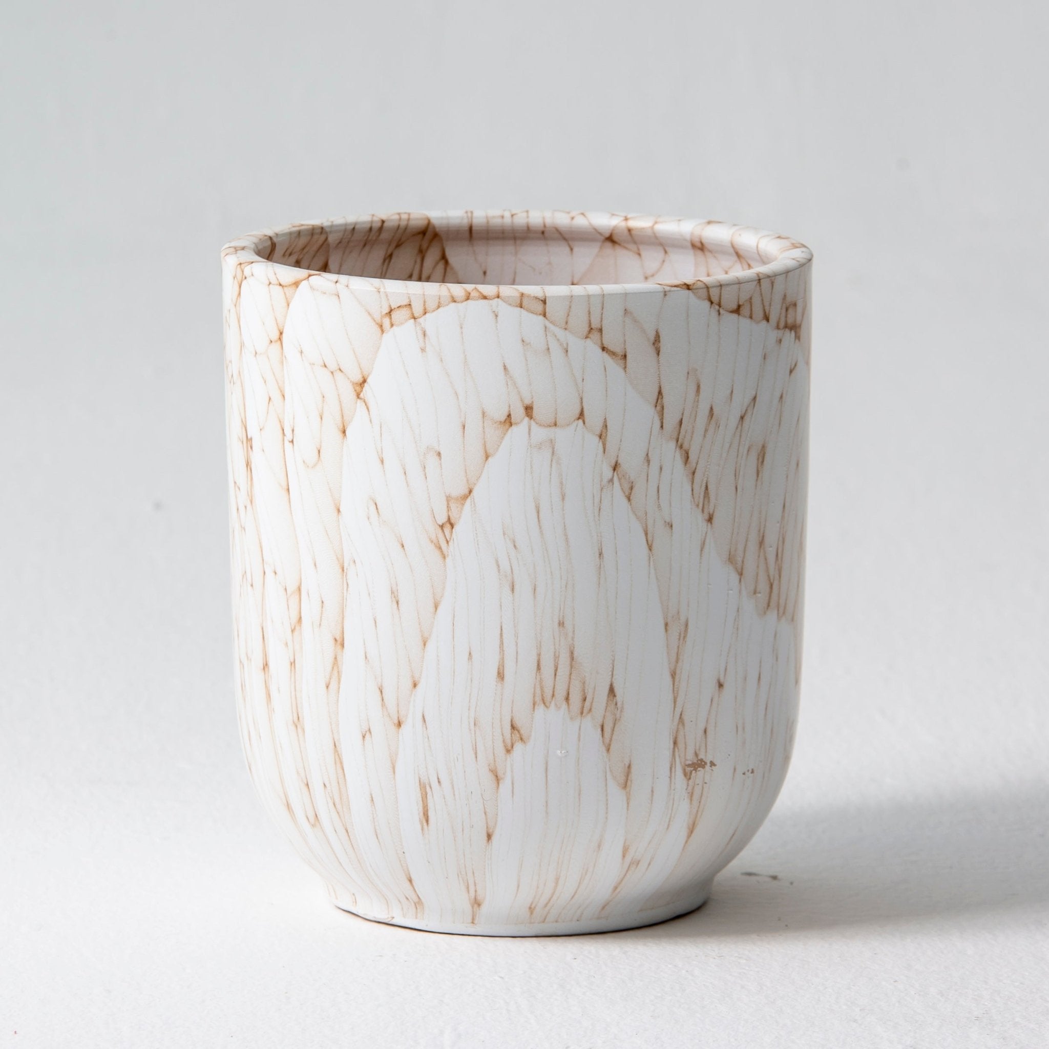 ZENO WHITE-MIXED PLANTER - Art and craft furniture