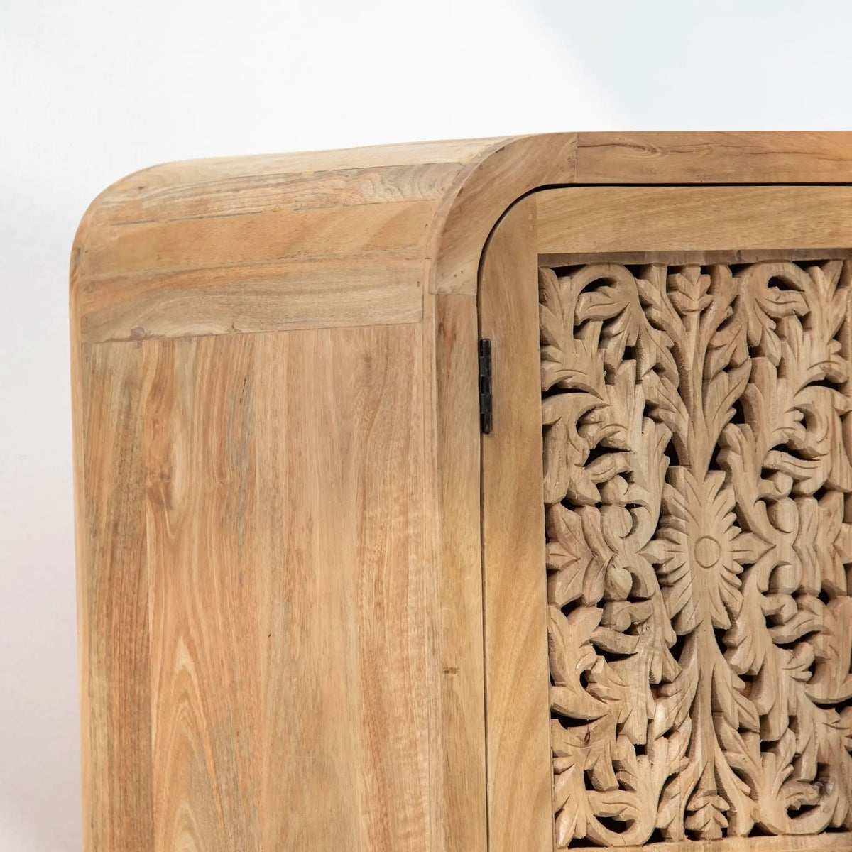Zenvia Wooden Carwing Cabinet - Art and craft furniture