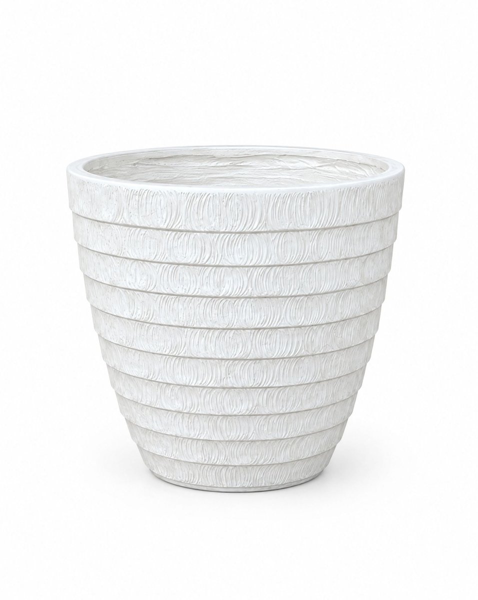 Zerra Off White Planter - Art and craft furniture
