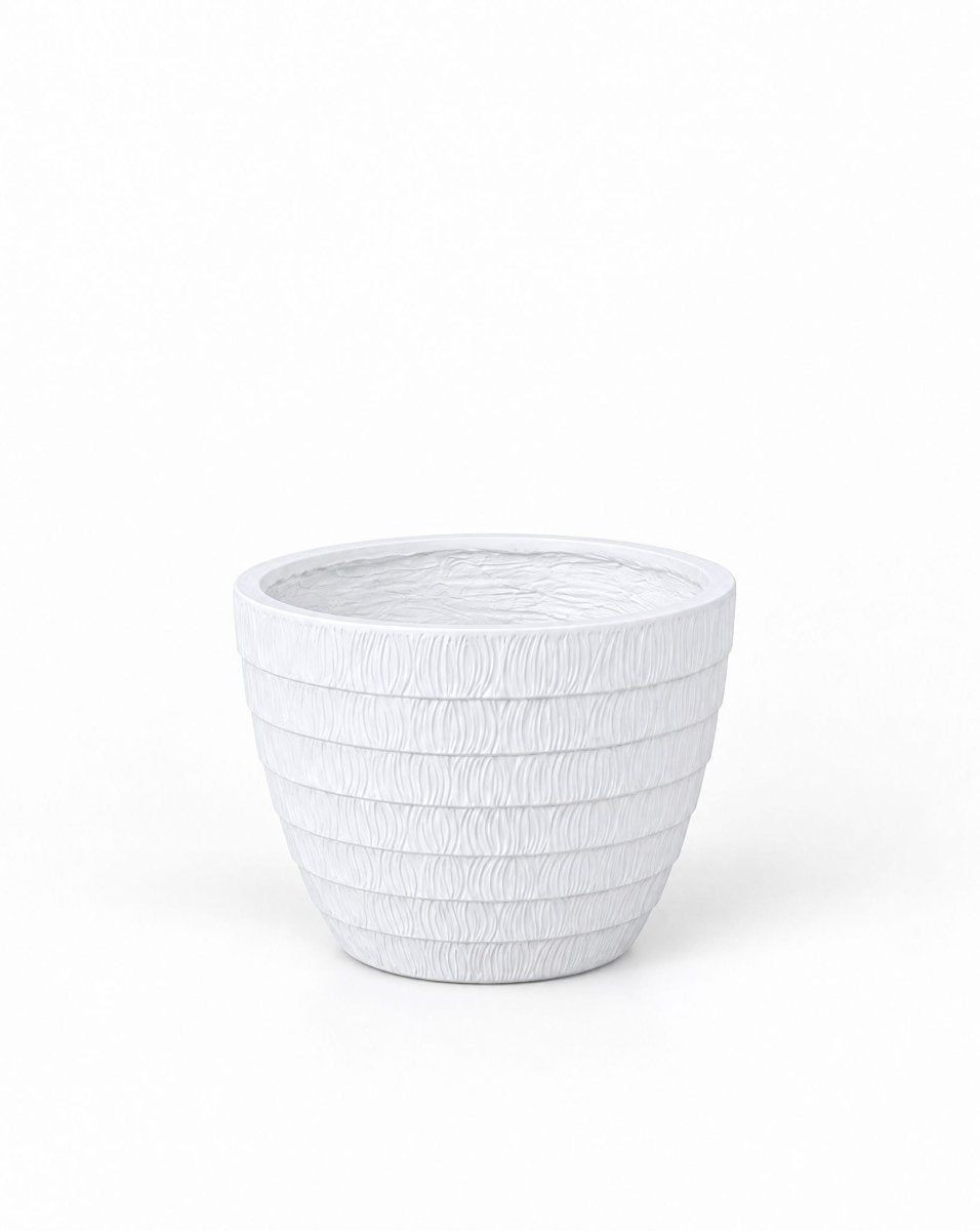 Zerra White Planter - Art and craft furniture