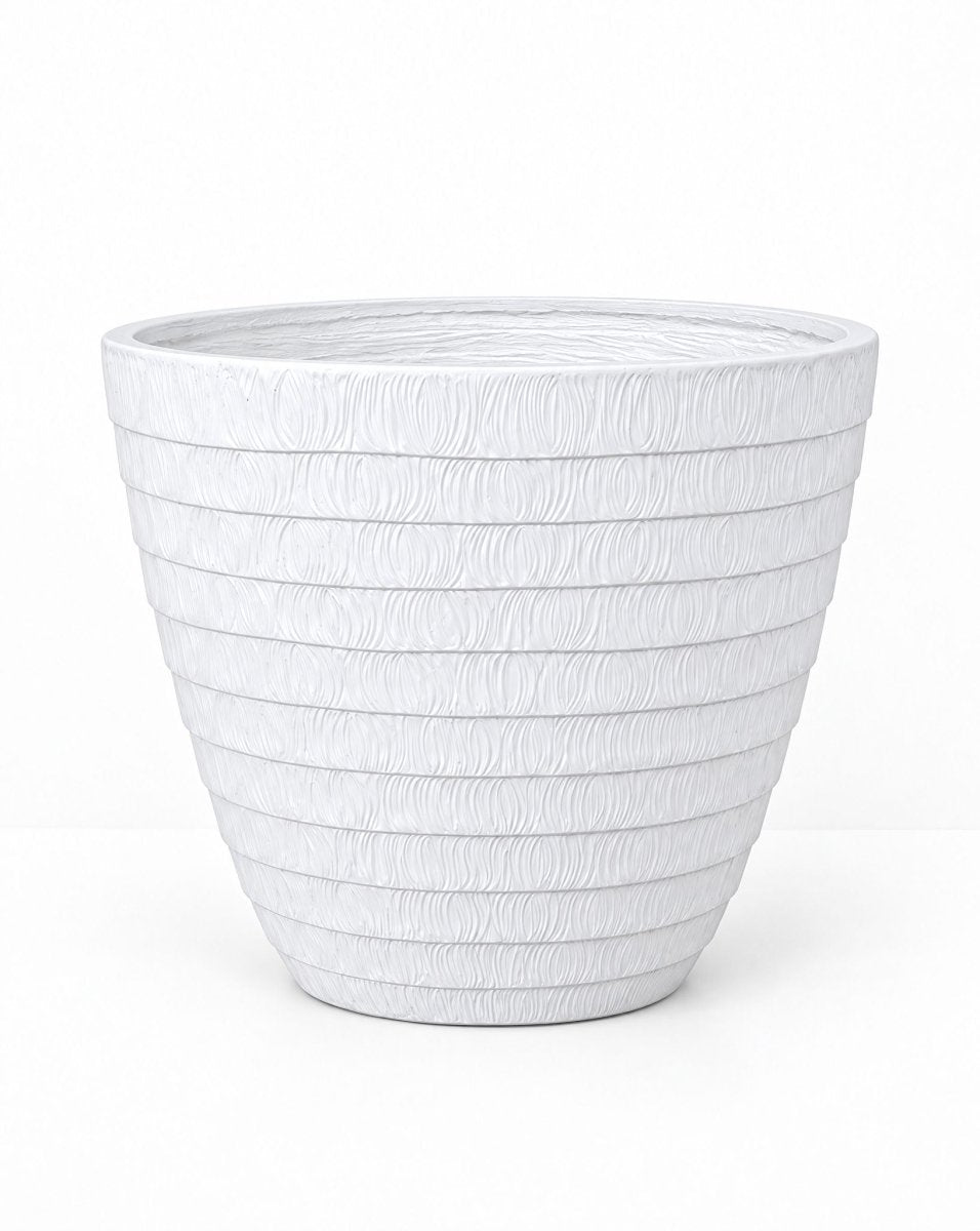 Zerra White Planter - Art and craft furniture