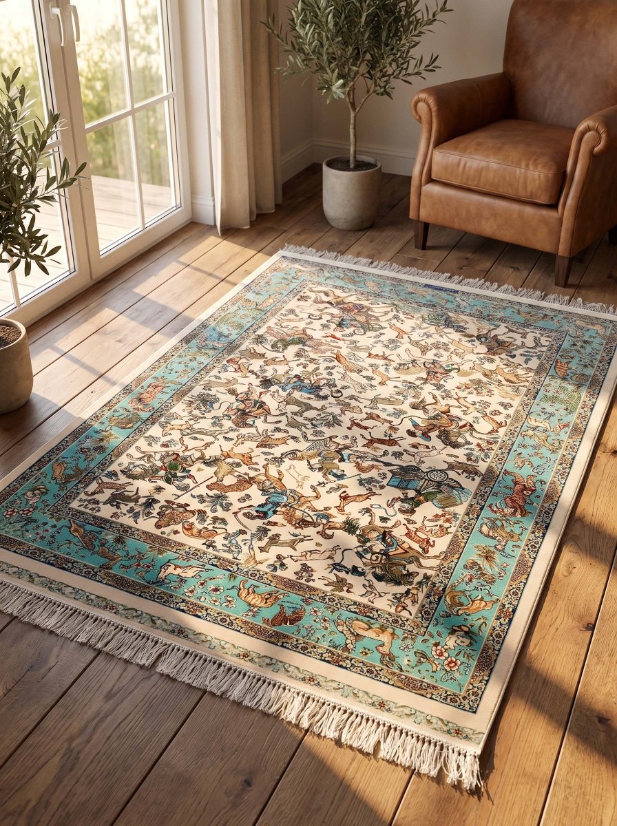 Ziba Cream Carpet - Art and craft furniture