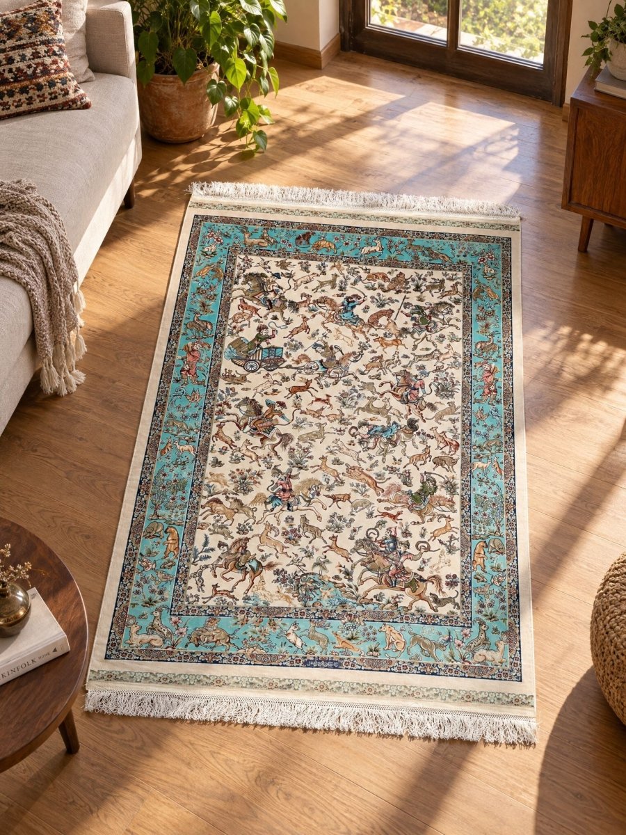 Ziba Cream Carpet - Art and craft furniture