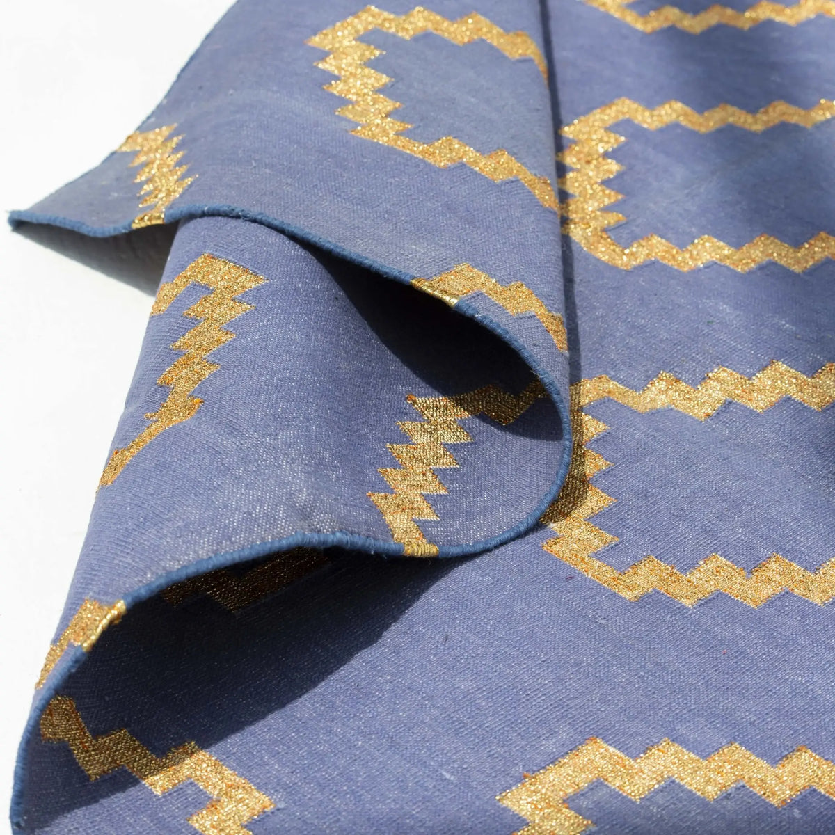 Ziva Handwoven Cotton Rug - Art and craft furniture