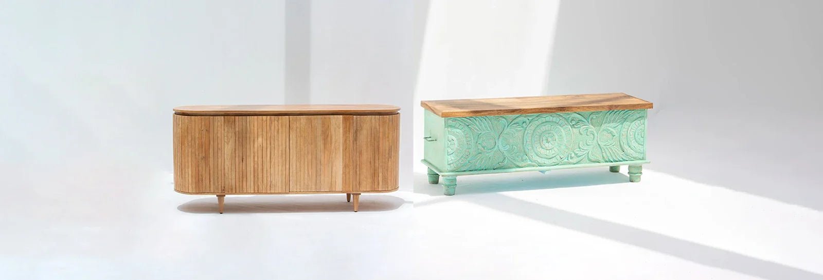 6 Differences Between Decorative Storage and Functional Storage - Art and craft furniture