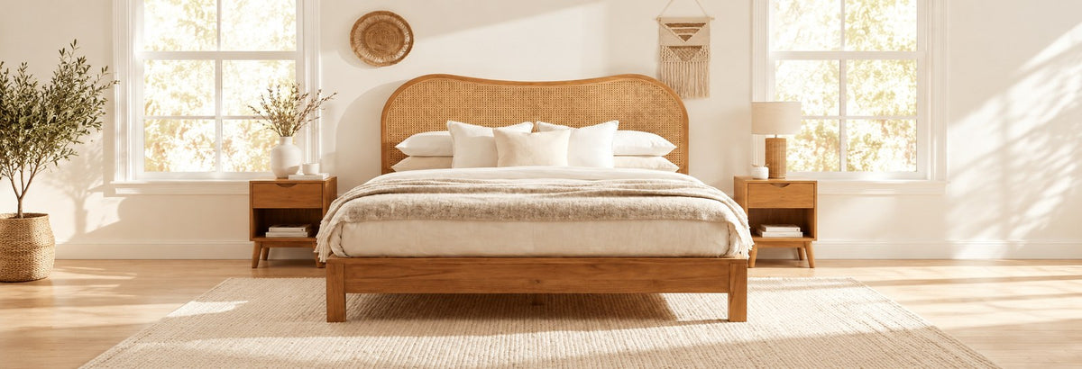 Solid Wood Bed Dubai: Wooden Furniture Dubai by Room and Style