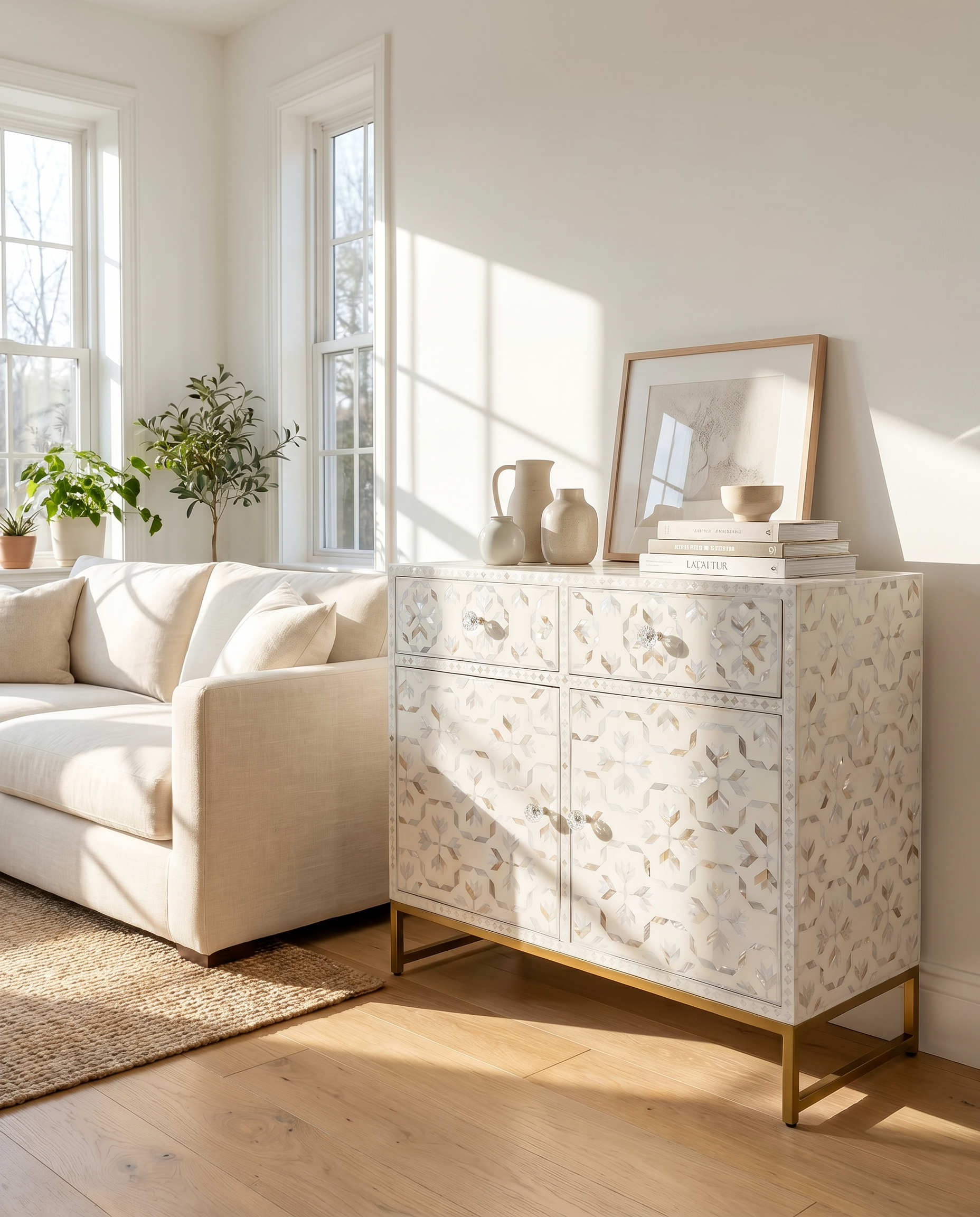 Mother Of Pearl Sideboard