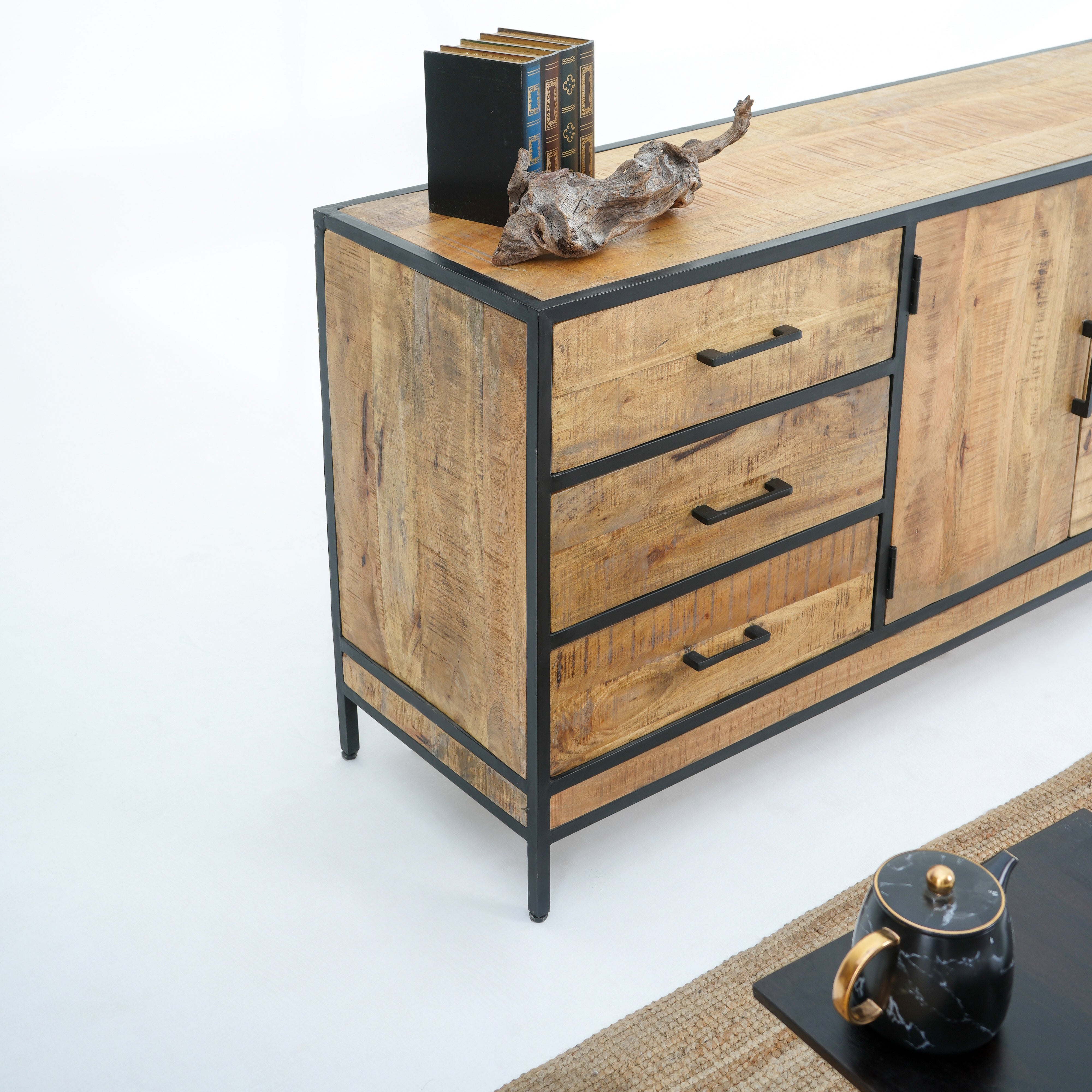 Westlake six drawer two door sideboard