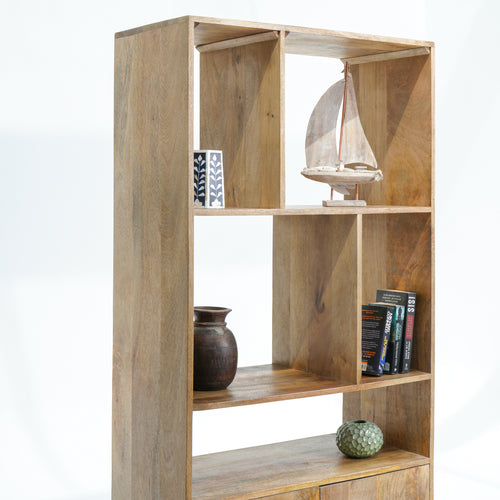 ROME READS INDUSTRIAL TWO-DOOR BOOKSHELF