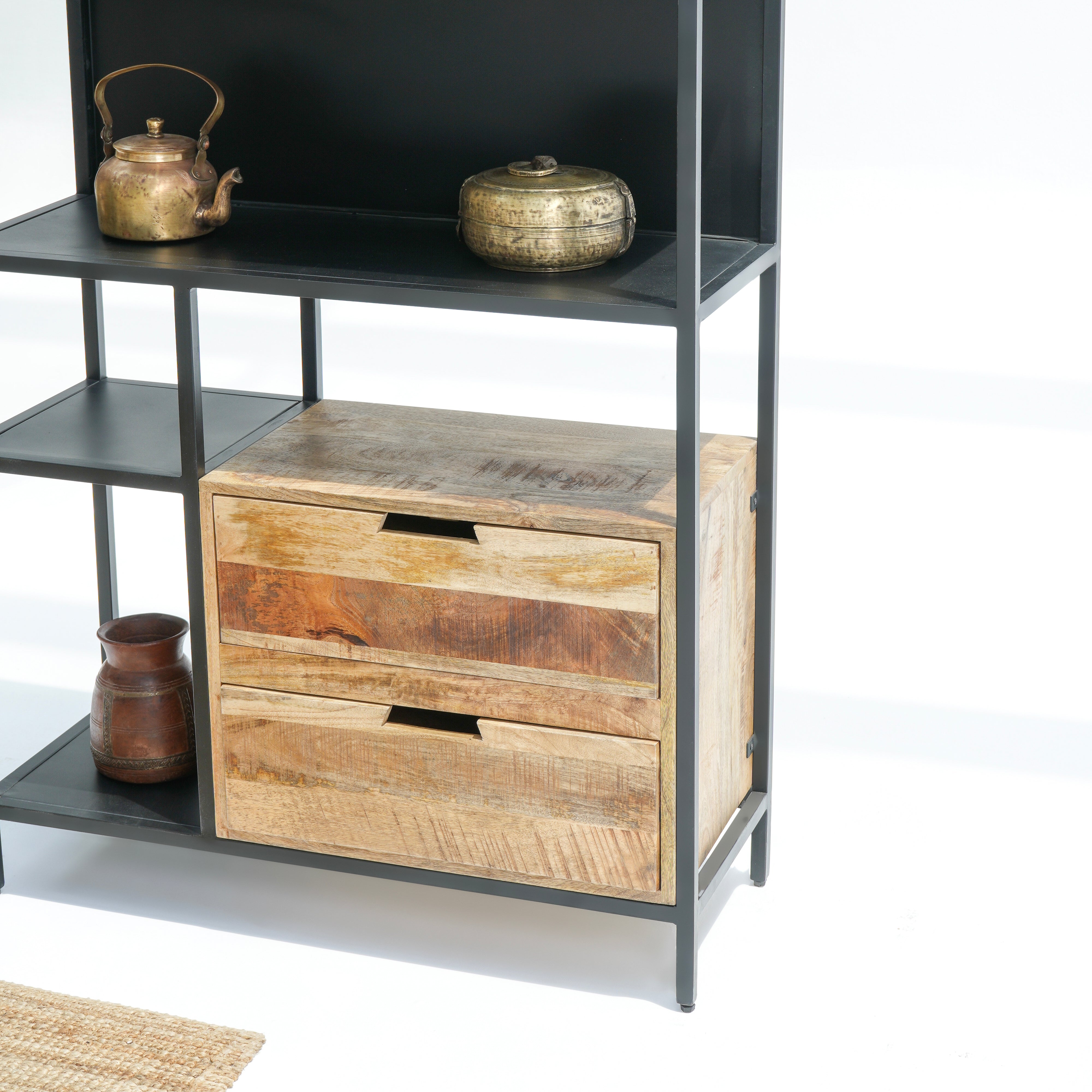 Prague Two-Drawer Bookshelf