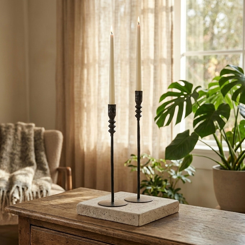 DELICATE AURA BIG CANDLE HOLDER - Art and craft furniture 