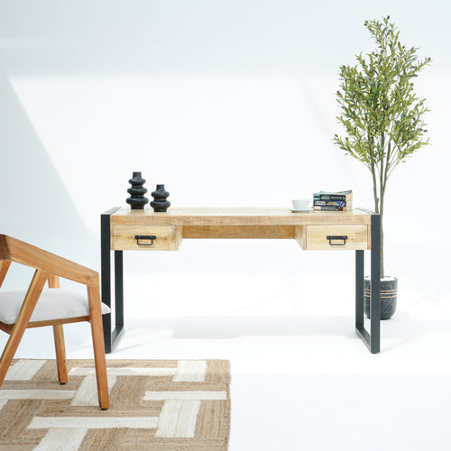 IRONIX WOODEN DESK TABLE