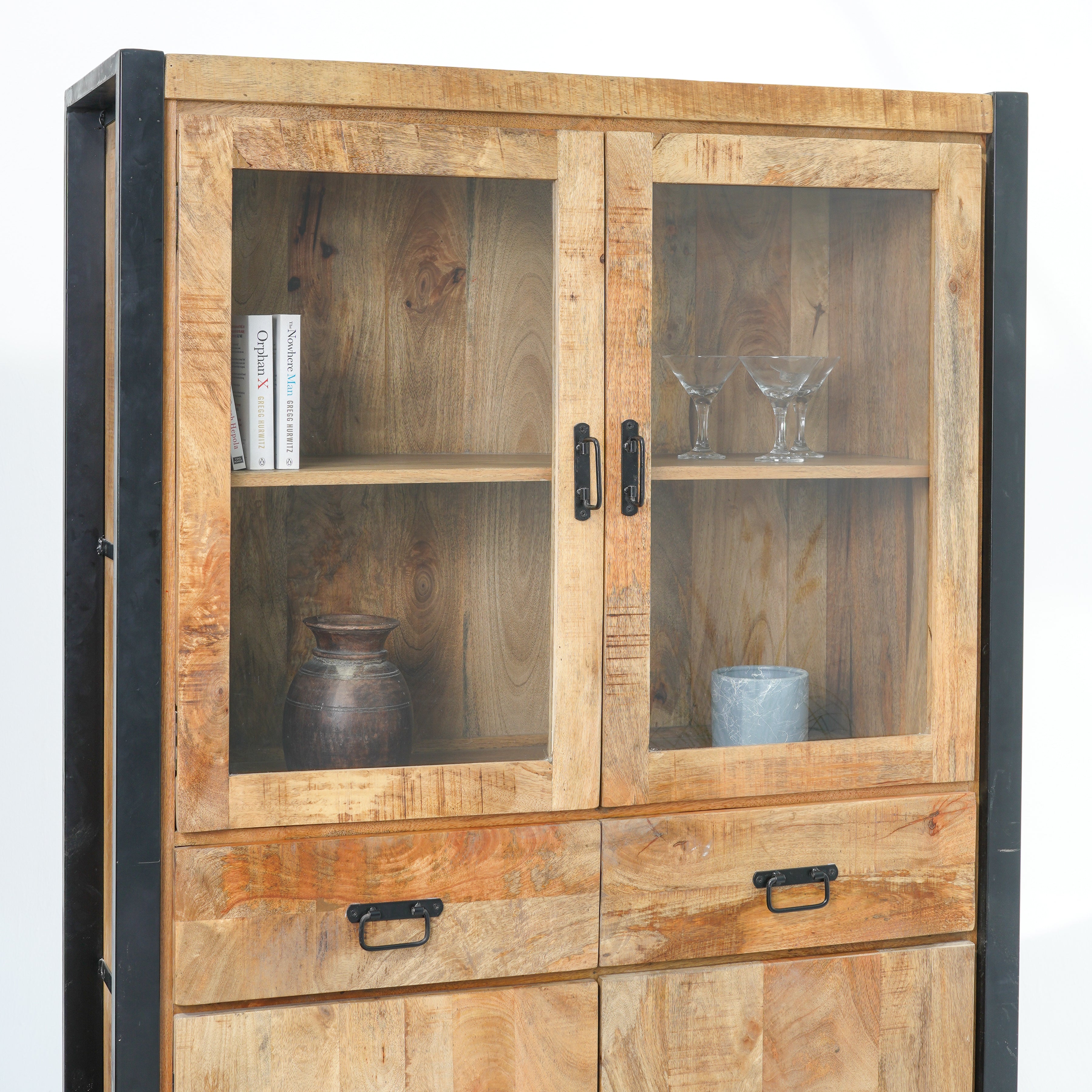 Zen Serenity Two Glass Door Cabinet