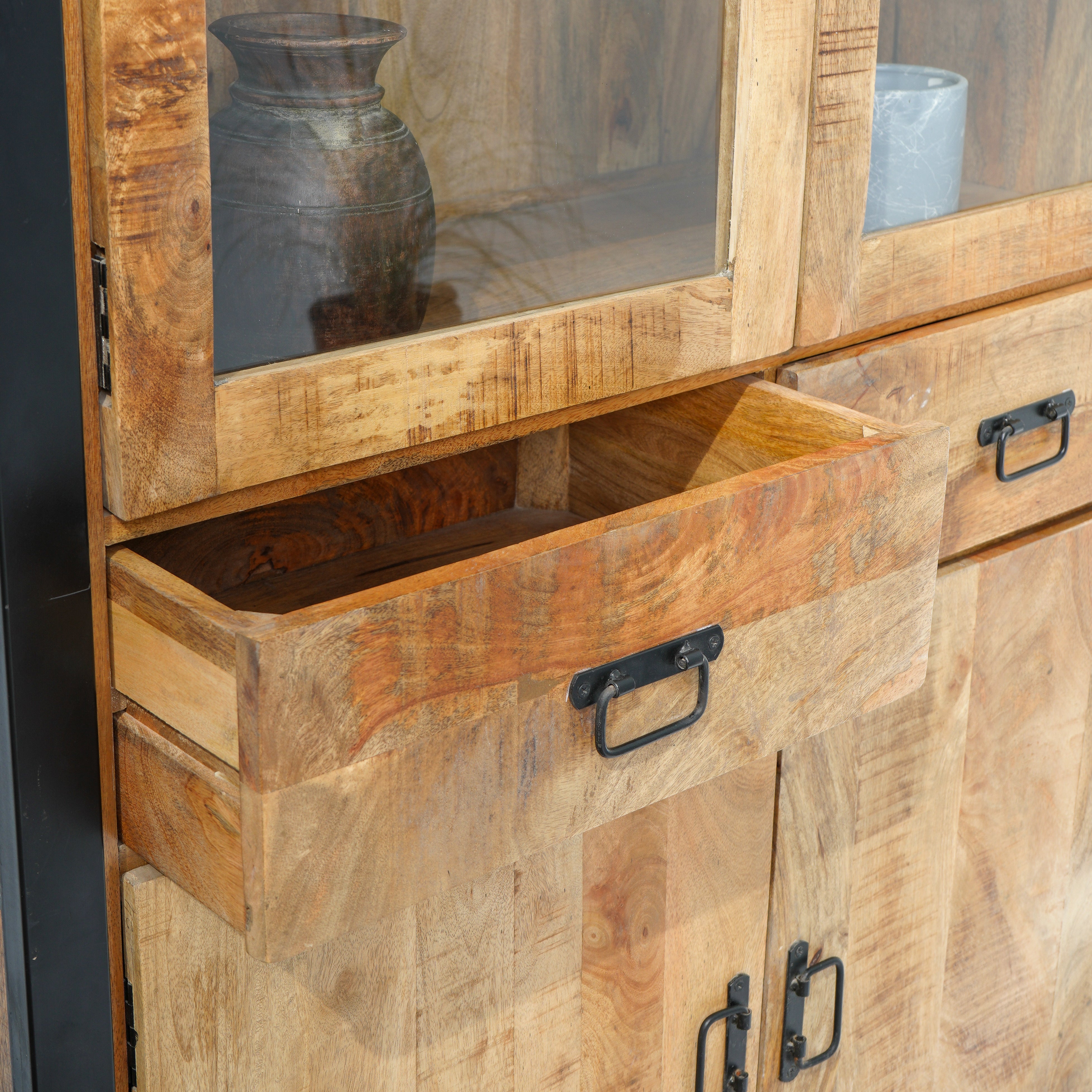 Zen Serenity Two Glass Door Cabinet