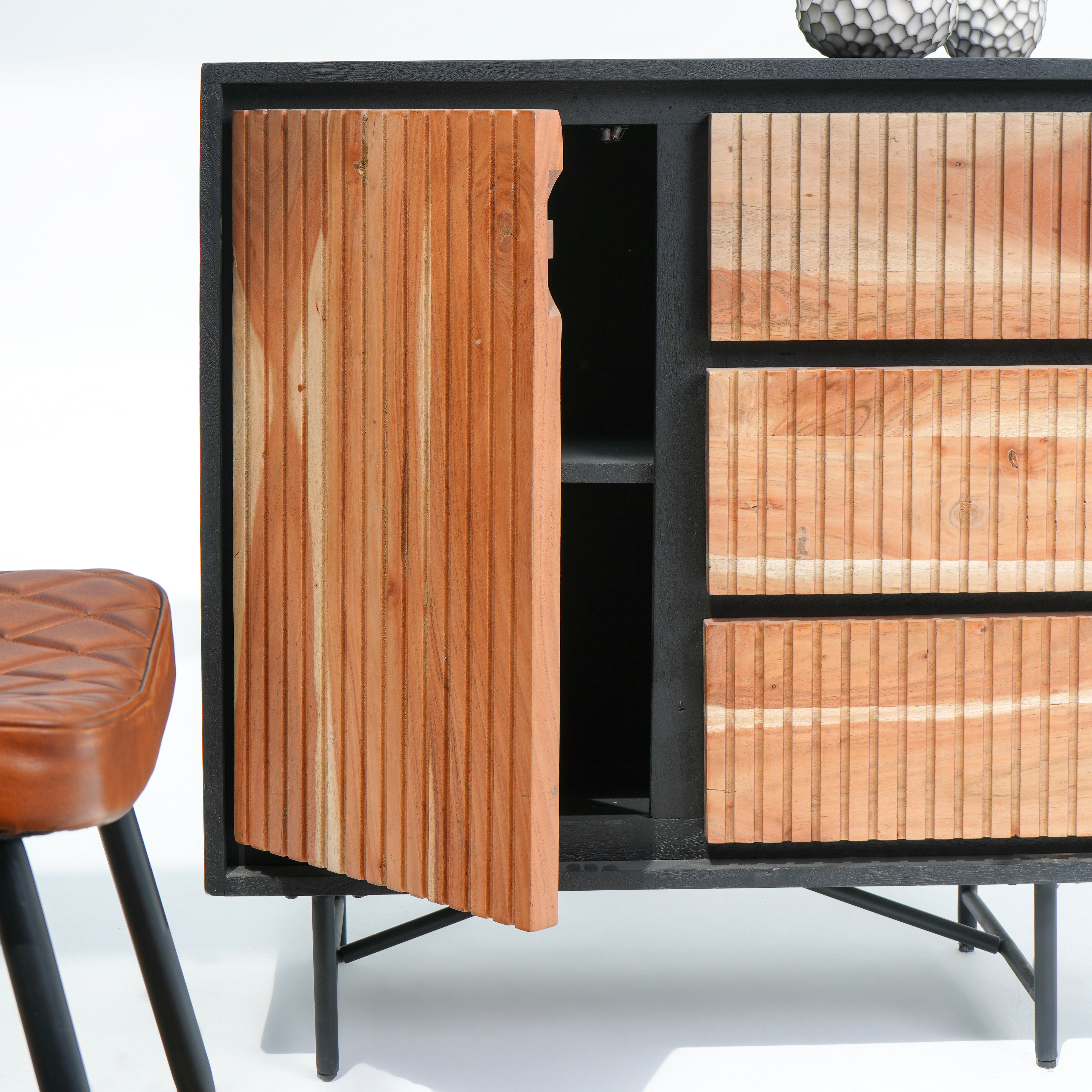Florence acacia wood sideboard