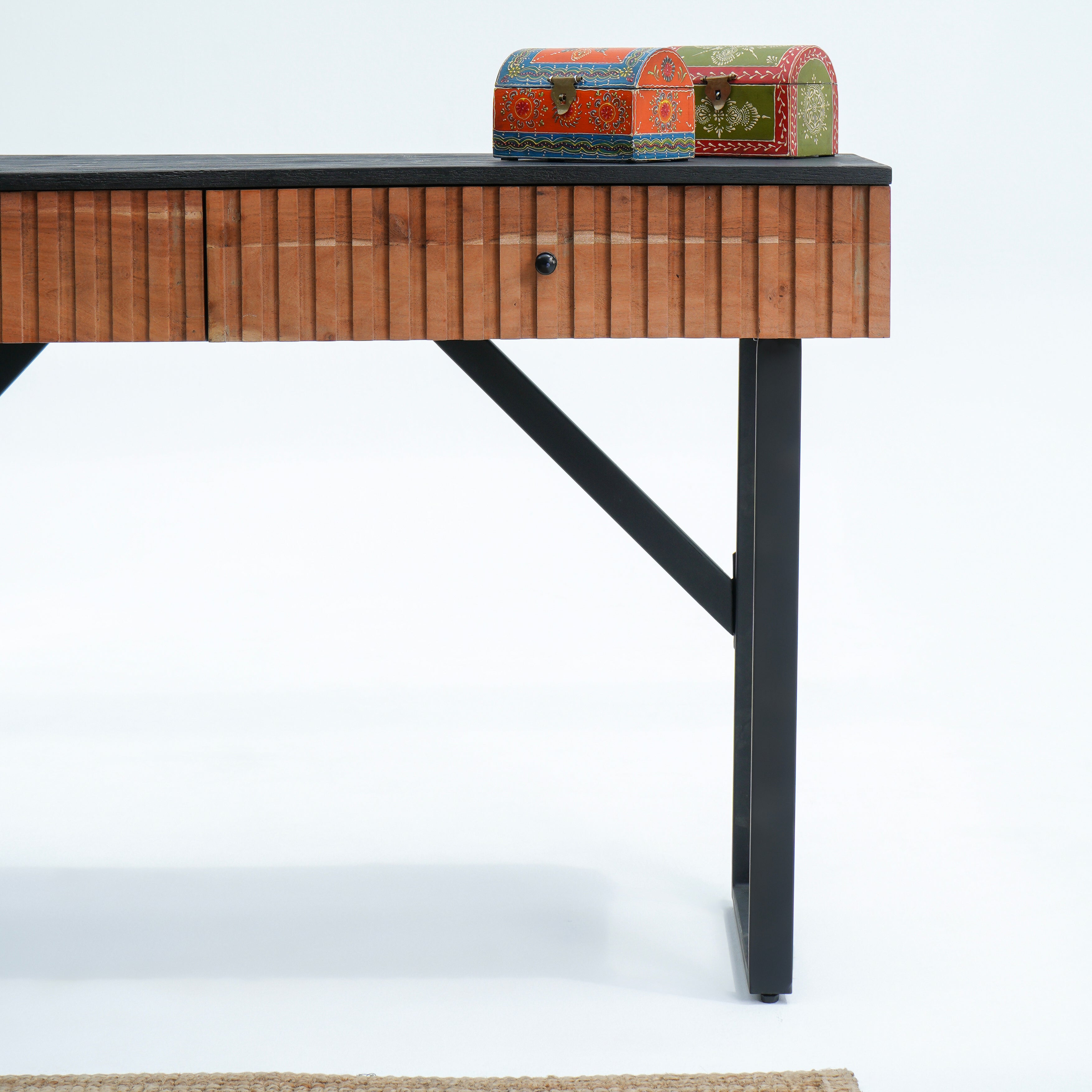 FLORENCE ACASIA TWO DRAWER CONSOLE TABLE