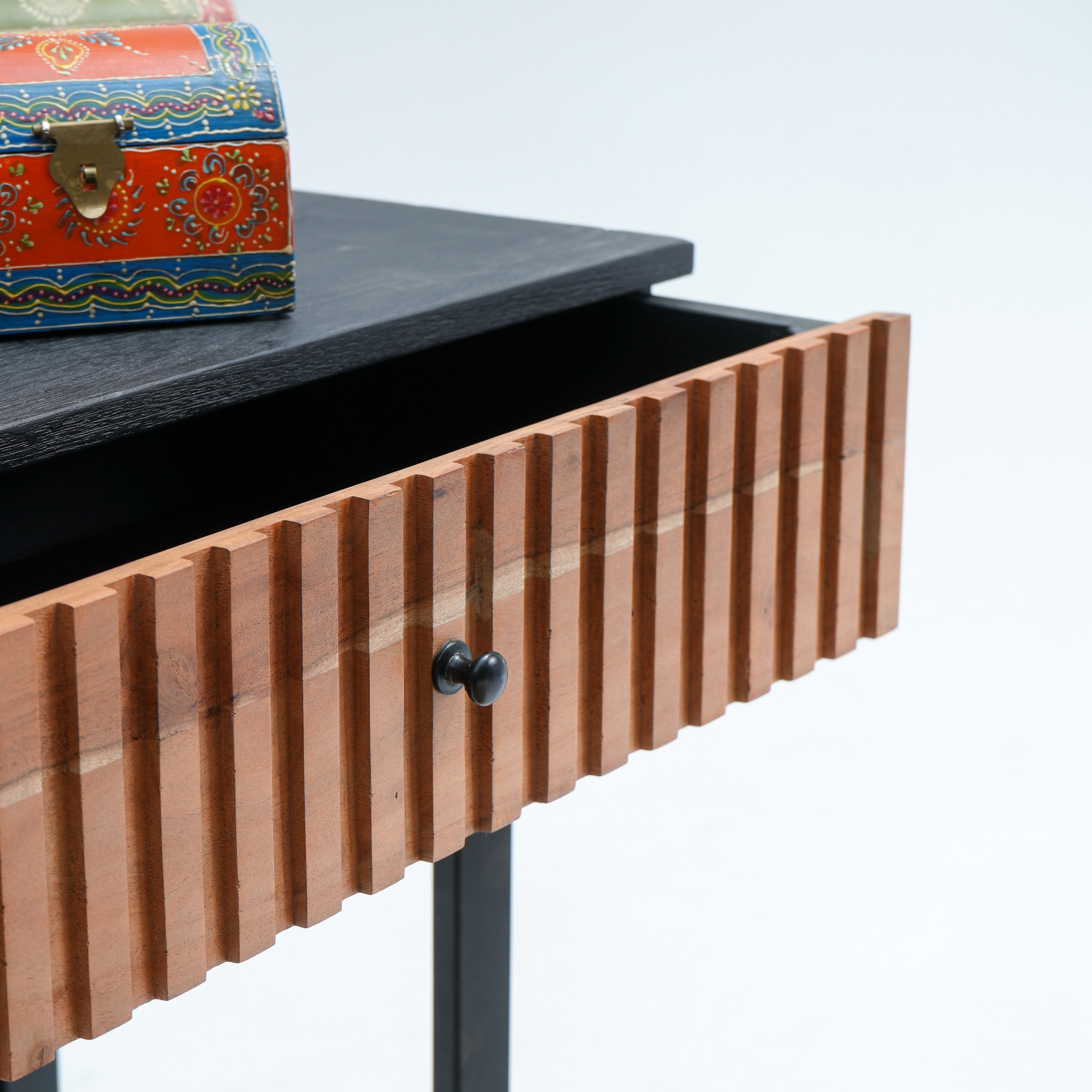 FLORENCE ACASIA TWO DRAWER CONSOLE TABLE