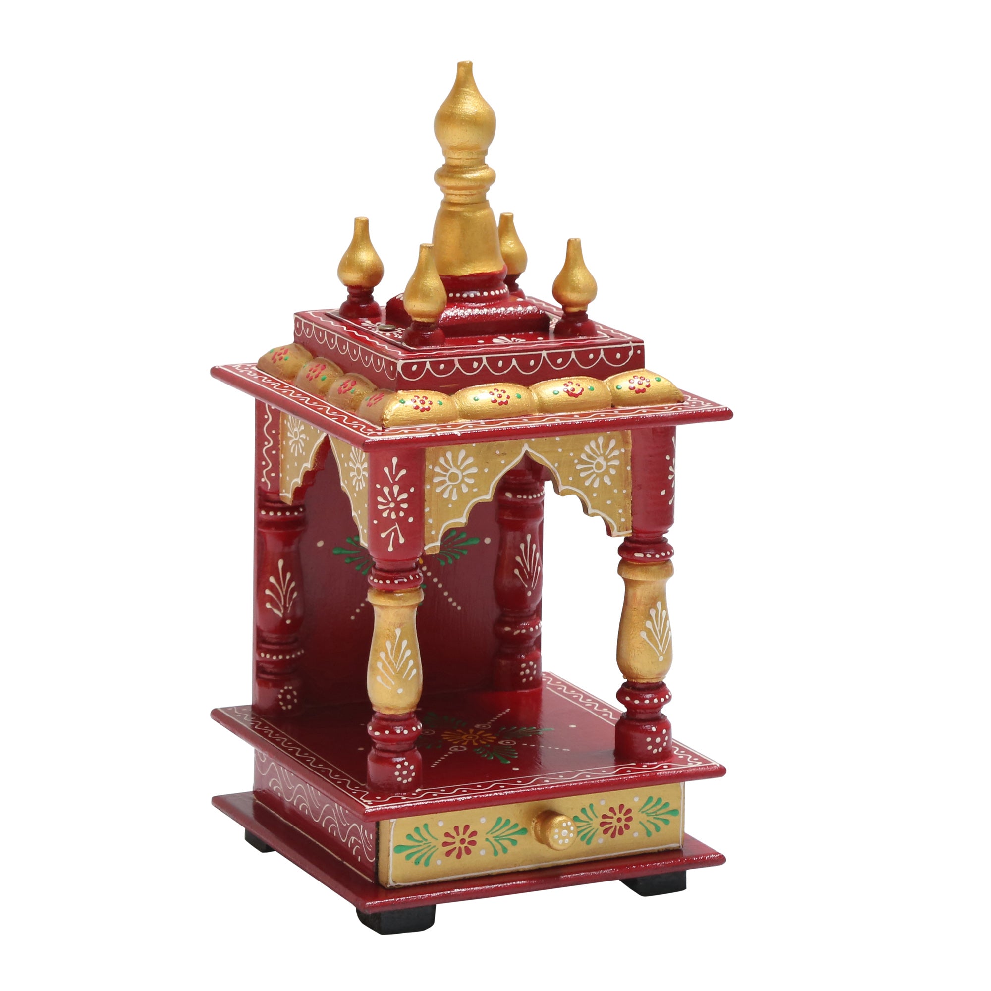 WOODEN SMALL PAINTING TEMPLE