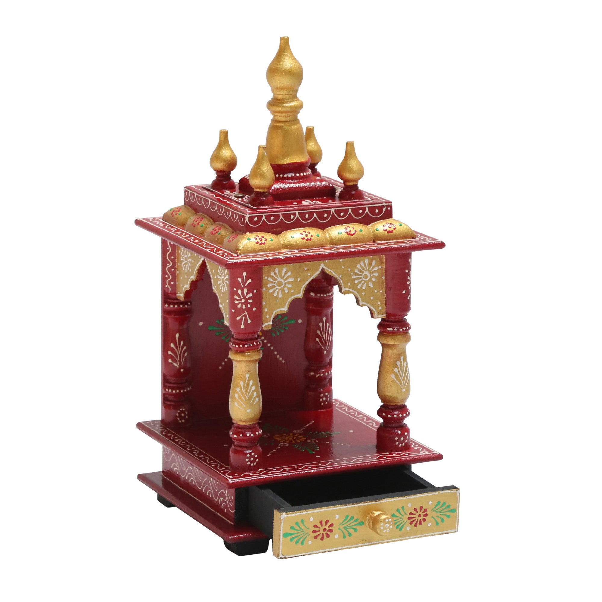 WOODEN SMALL PAINTING TEMPLE