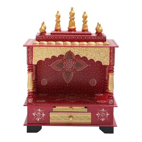 WOODEN SMALL PAINTING TEMPLE