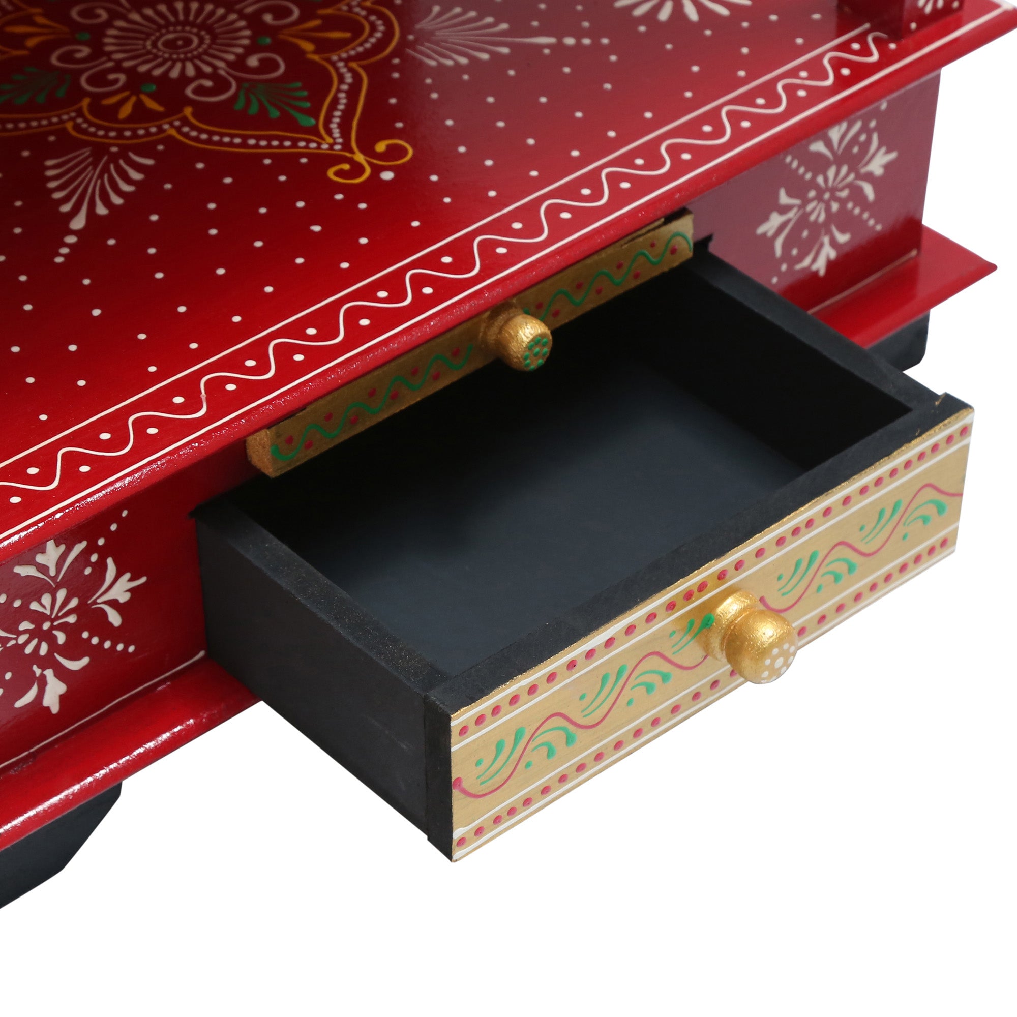 WOODEN SMALL PAINTING TEMPLE