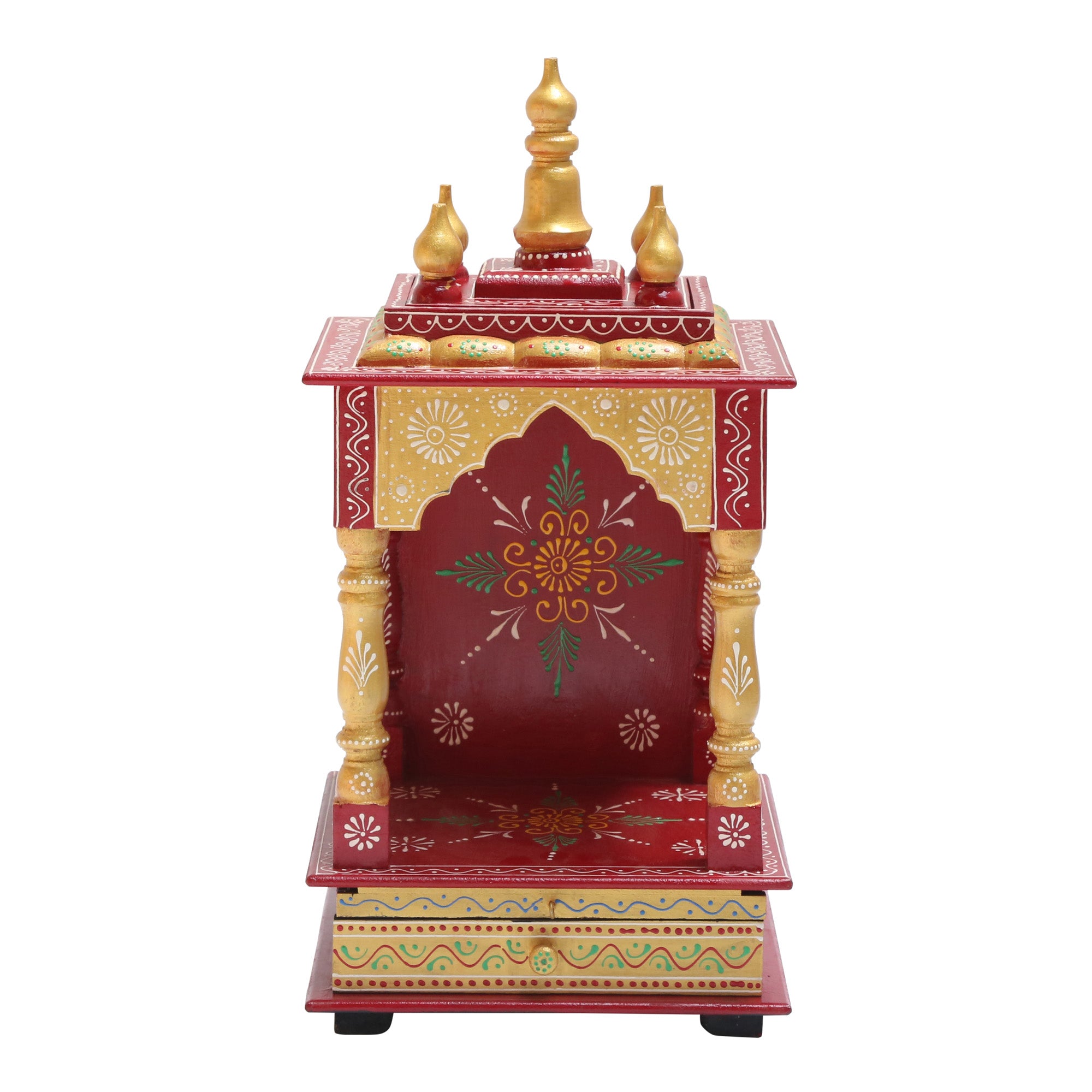 WOODEN SMALL PAINTING TEMPLE