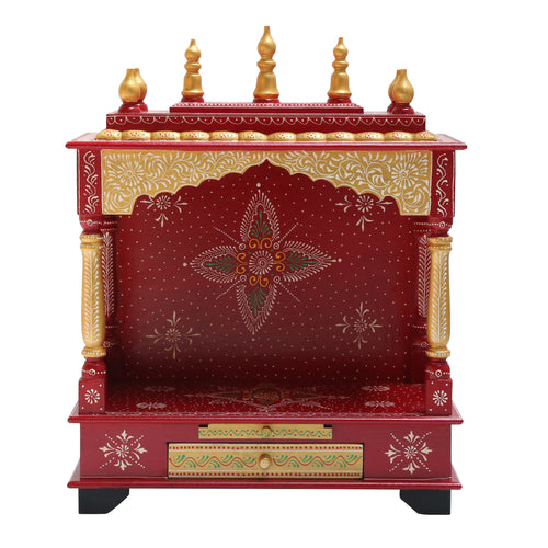 WOODEN SMALL PAINTING TEMPLE