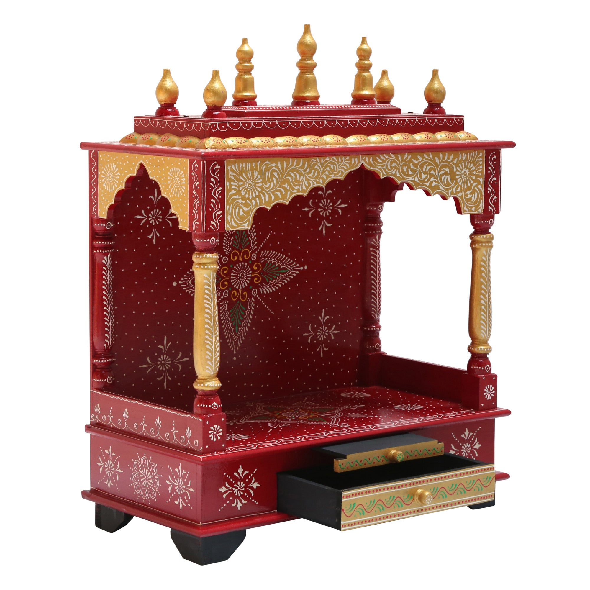 WOODEN SMALL PAINTING TEMPLE