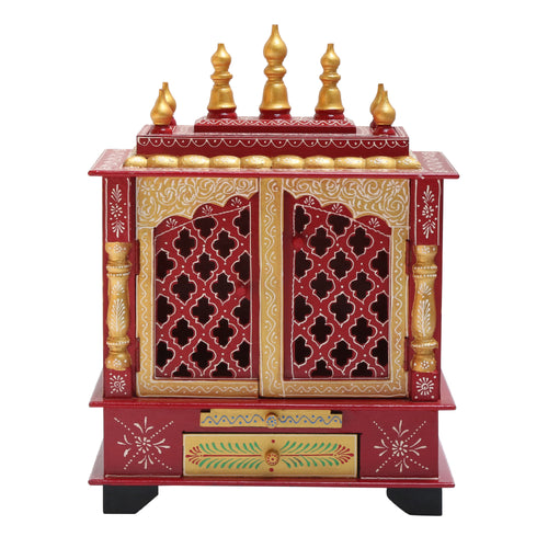 WOODEN SMALL PAINTING TEMPLE