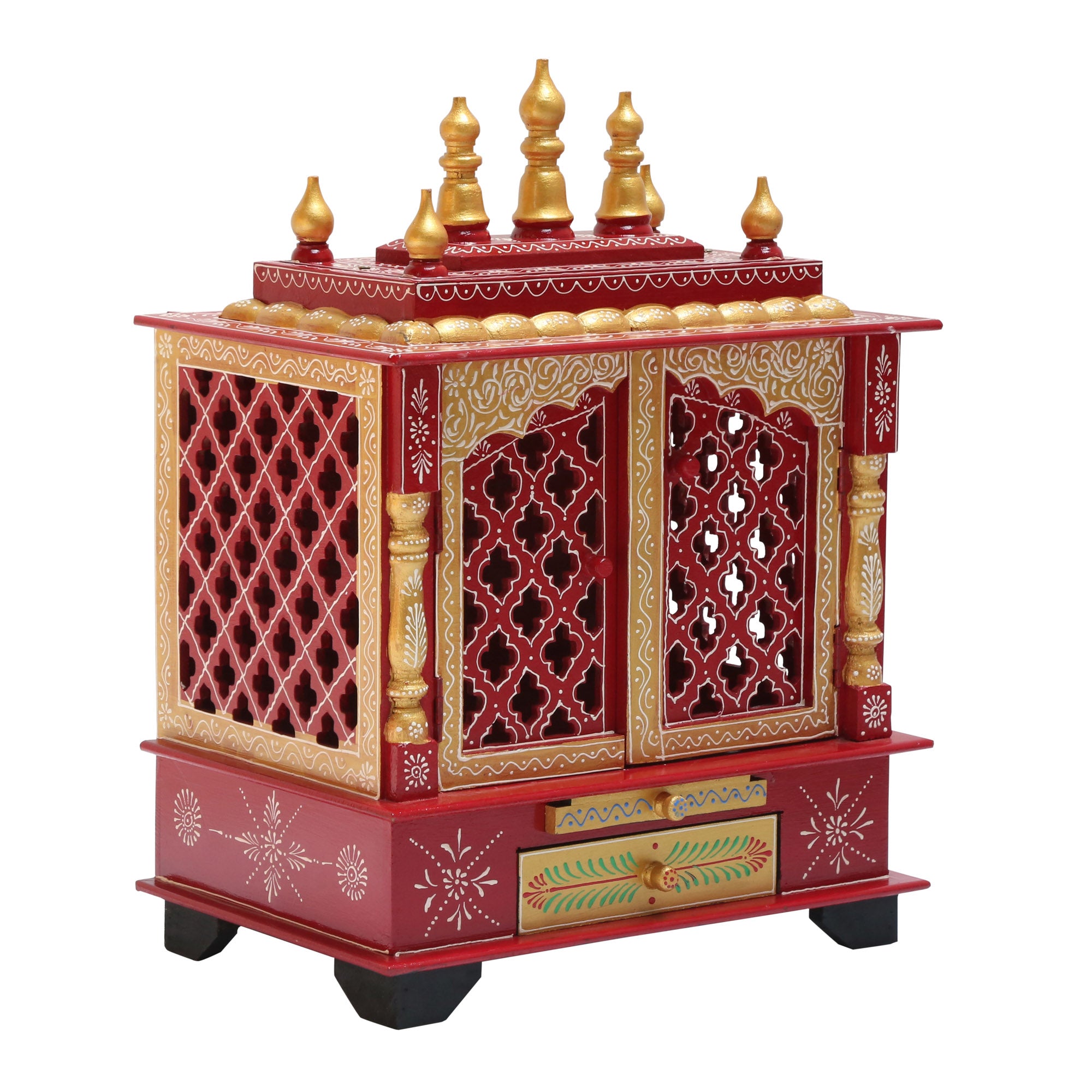 WOODEN SMALL PAINTING TEMPLE