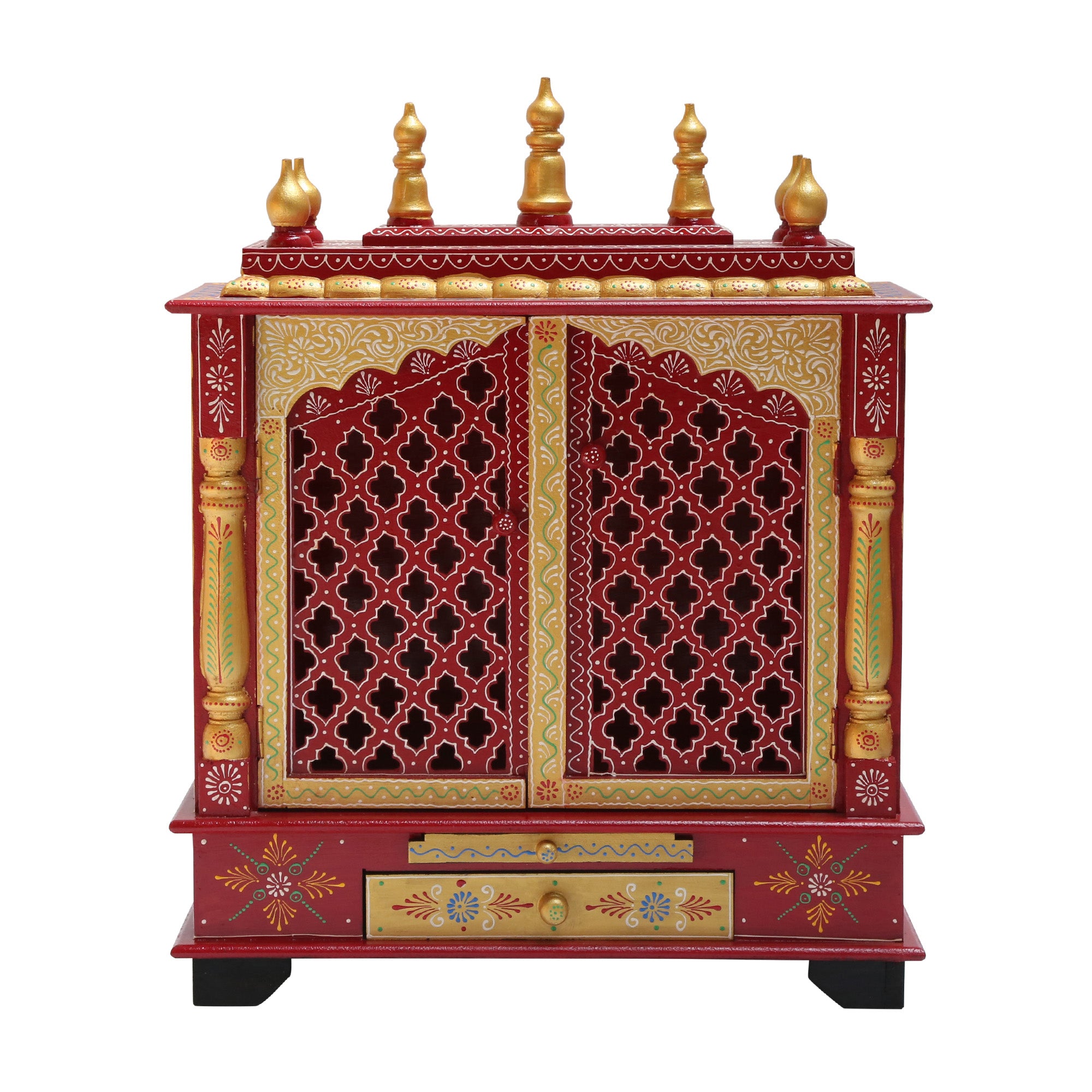 WOODEN SMALL PAINTING TEMPLE