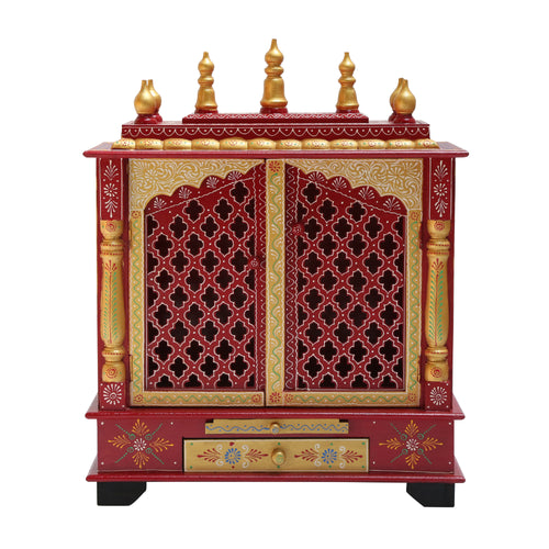 WOODEN SMALL PAINTING TEMPLE