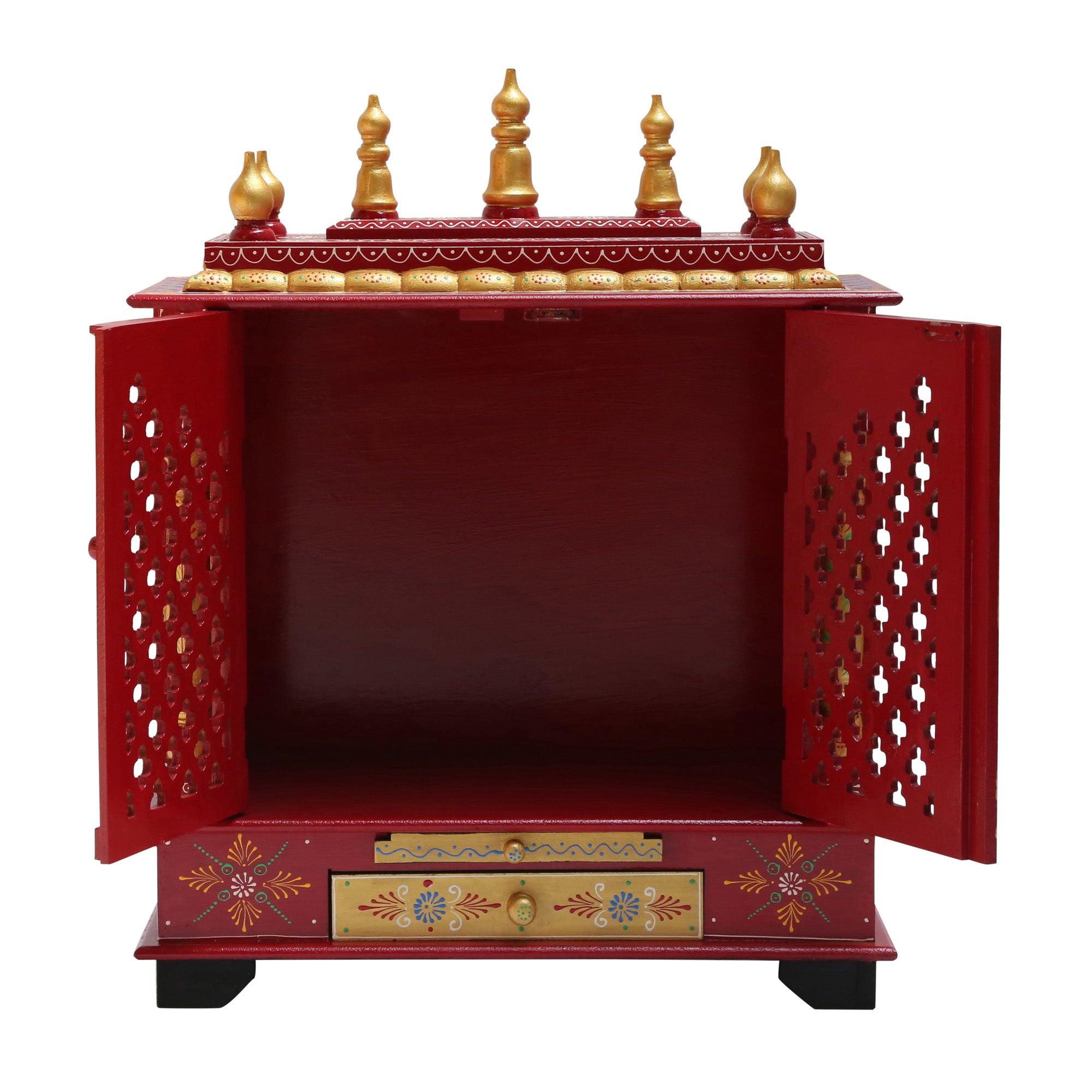 WOODEN SMALL PAINTING TEMPLE