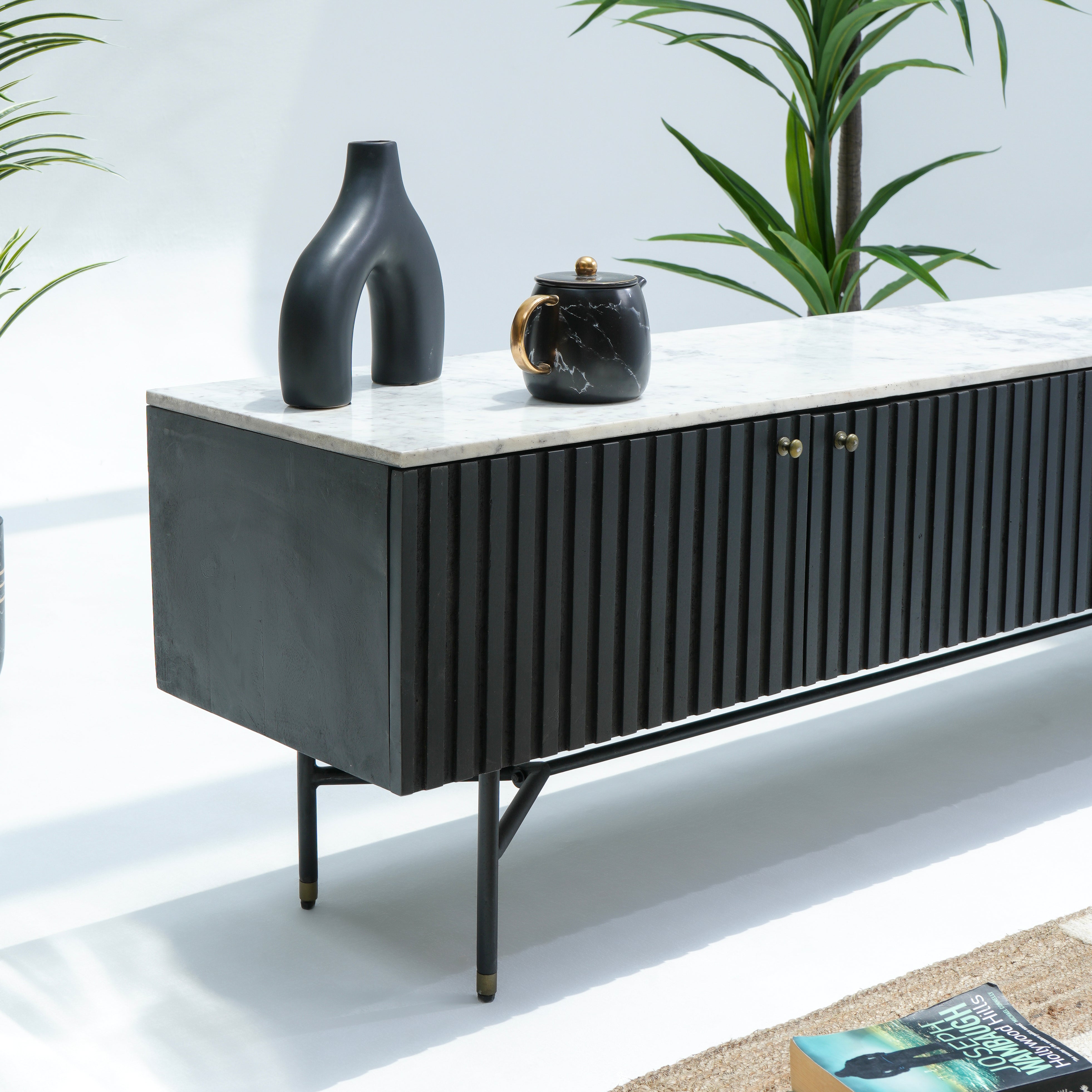 Santa Marble top Tv stand