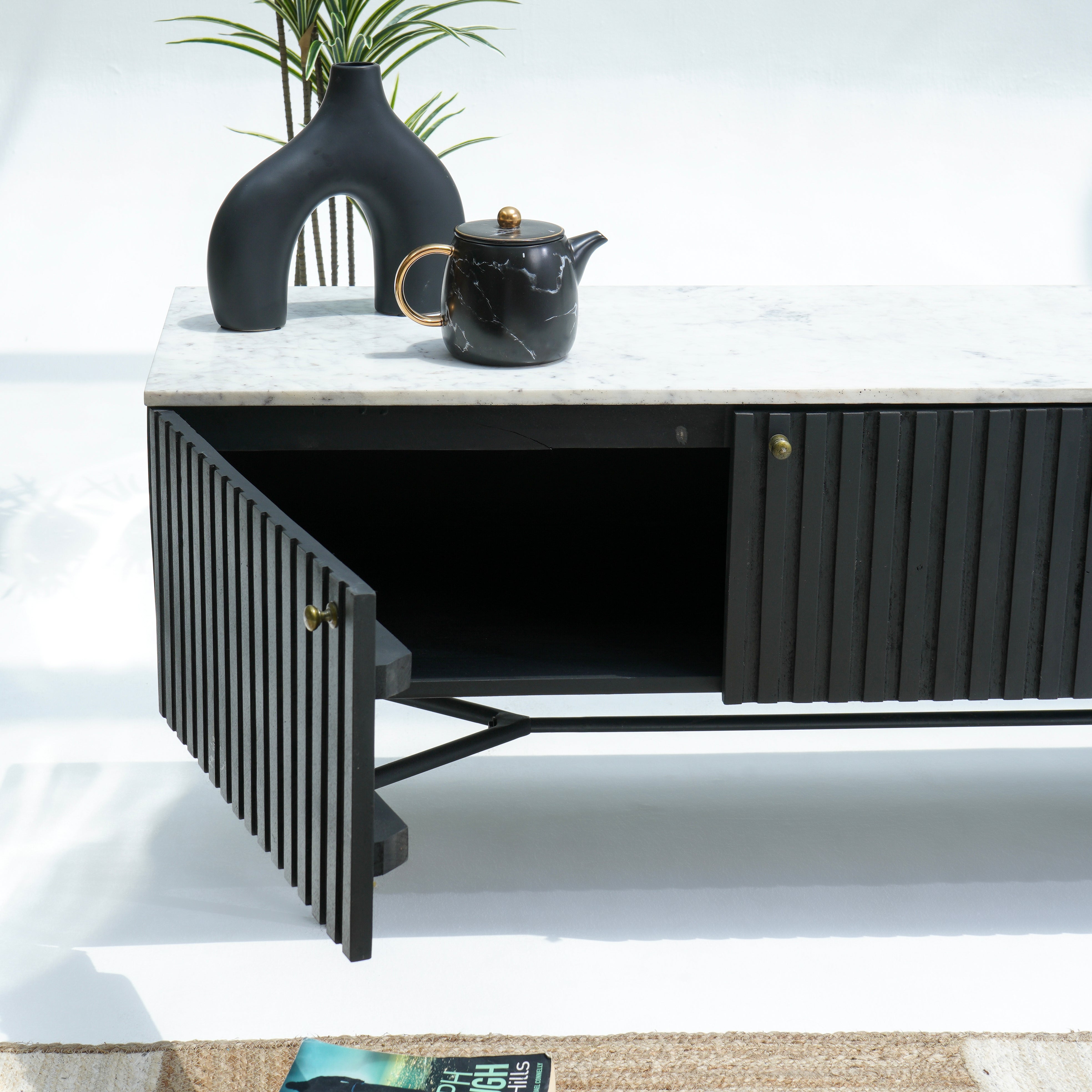 Santa Marble top Tv stand