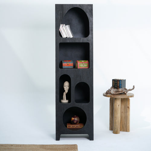 ARCH BLACK OPEN BOOKSHELF